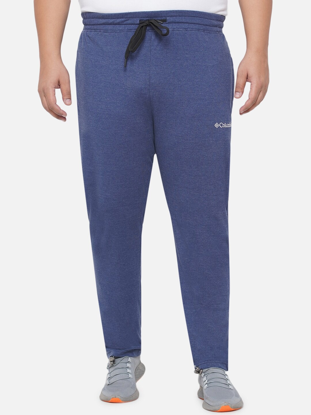 

Santonio Men Plus Size Pure Cotton Track Pants, Blue