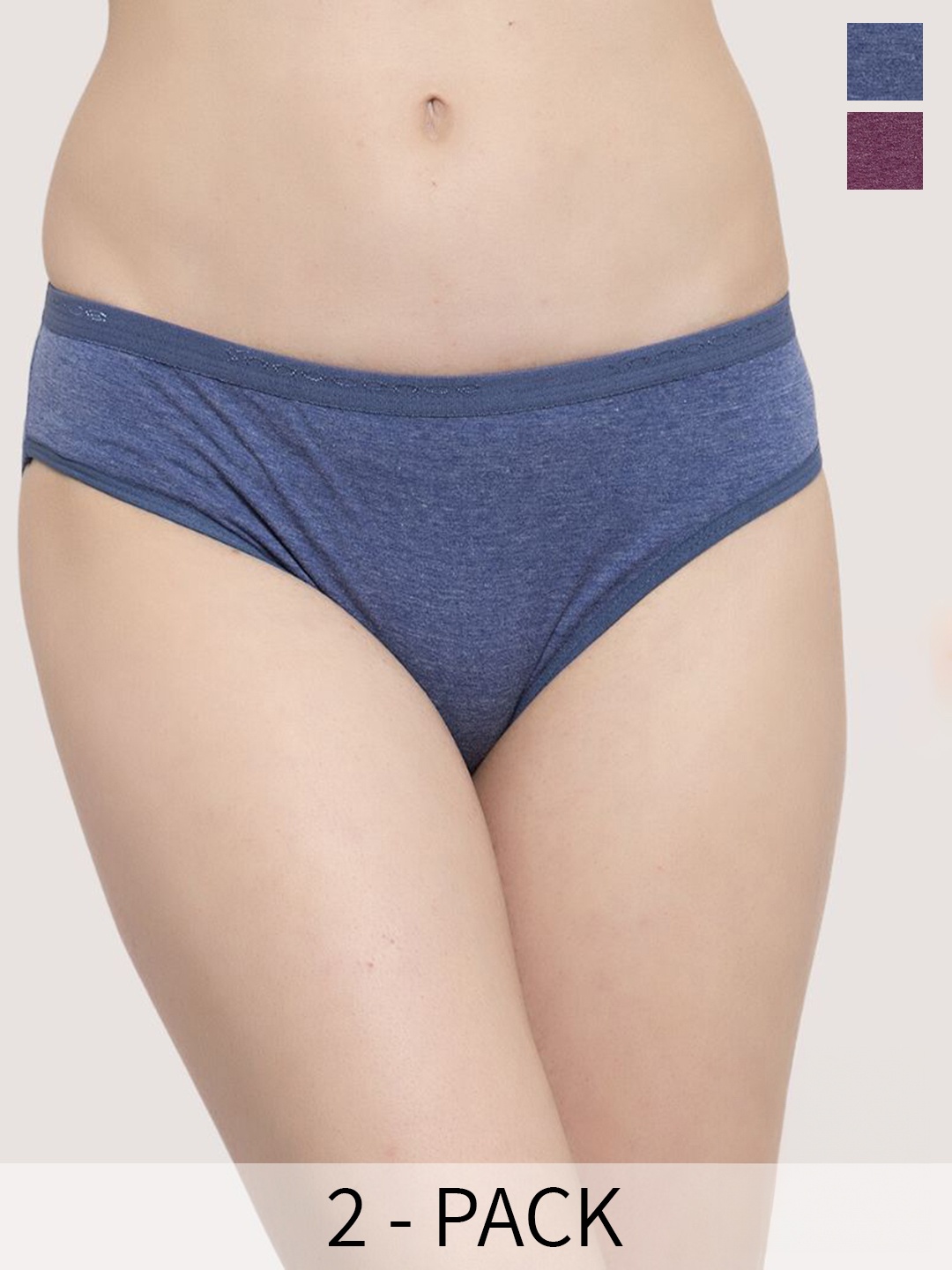 

Innocence Pack Of 2 Hipster Briefs, Purple