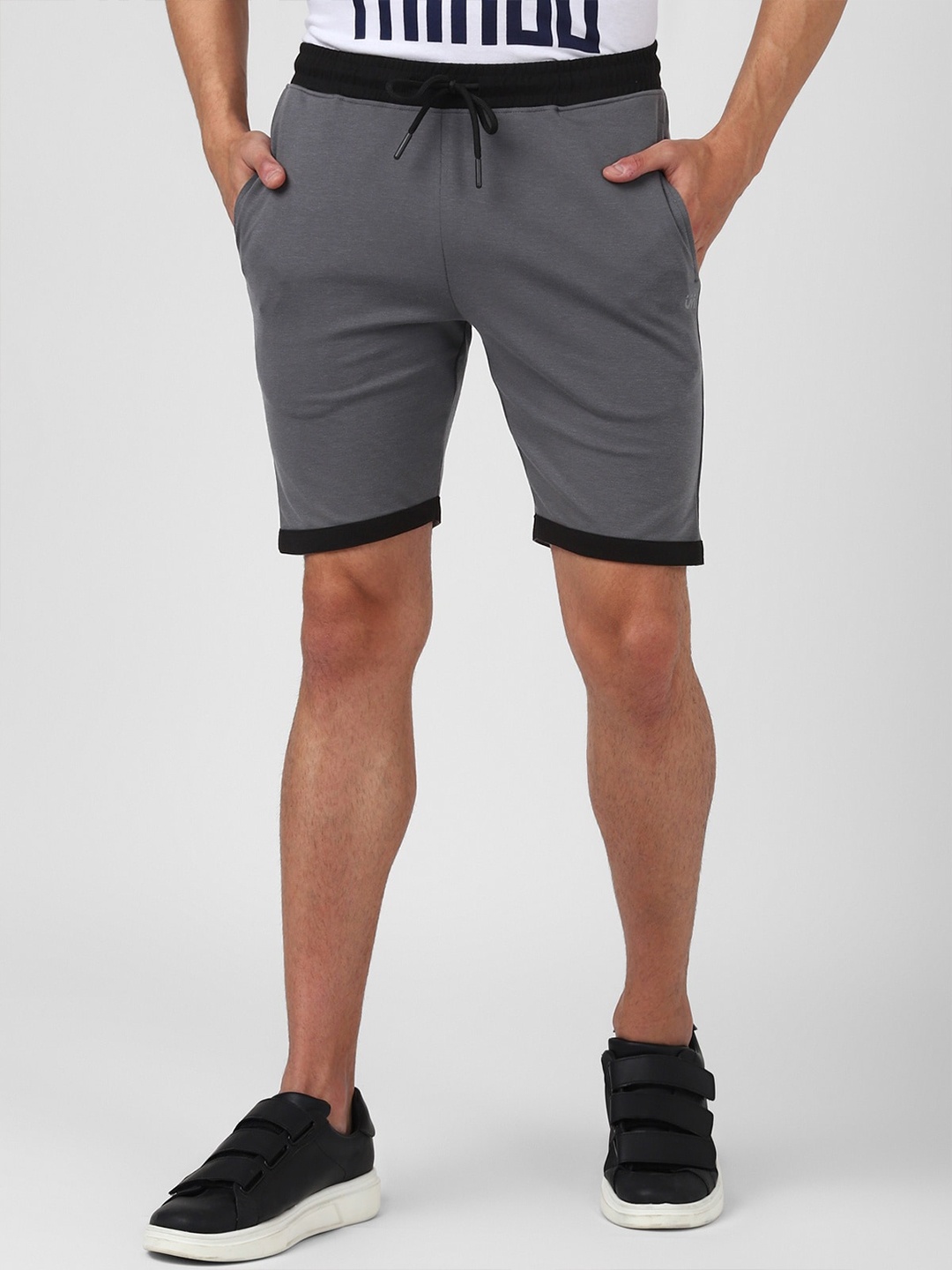 

UrbanMark Men Regular Fit Lounge Shorts, Grey
