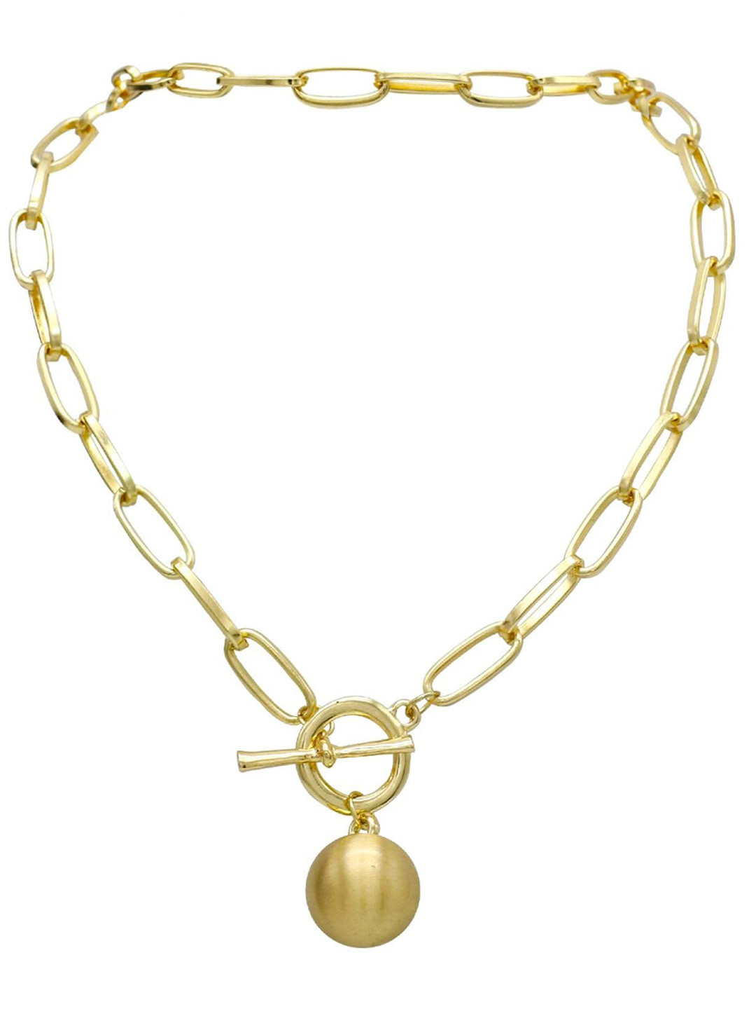 

VAGHBHATT Gold-Plated Stainless Steel Statement Link Chain