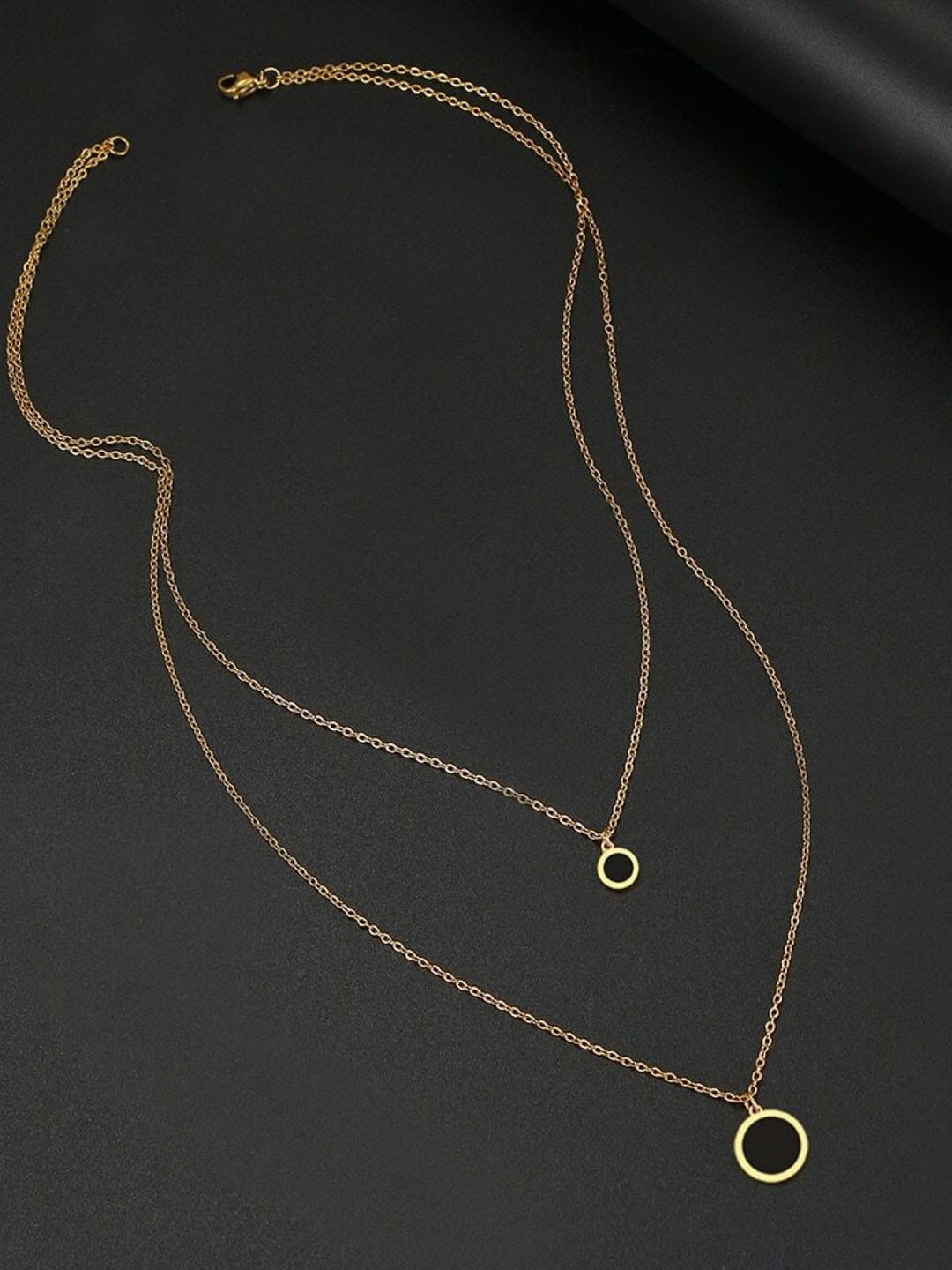 

VAGHBHATT Gold-Toned Gold-Plated Layered Chain