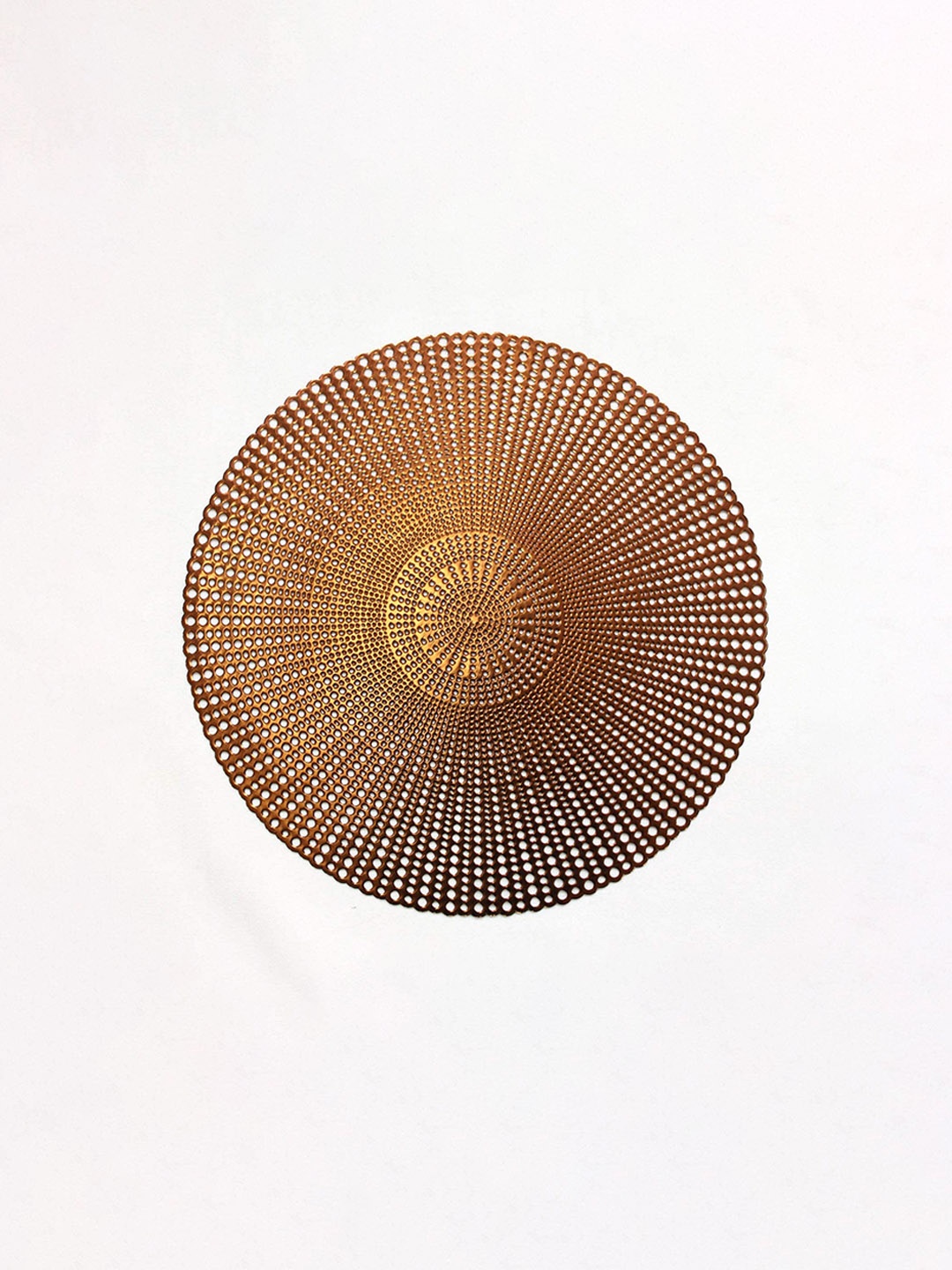 

Dakshya Industries Copper 4 Pieces Round Table Placemats