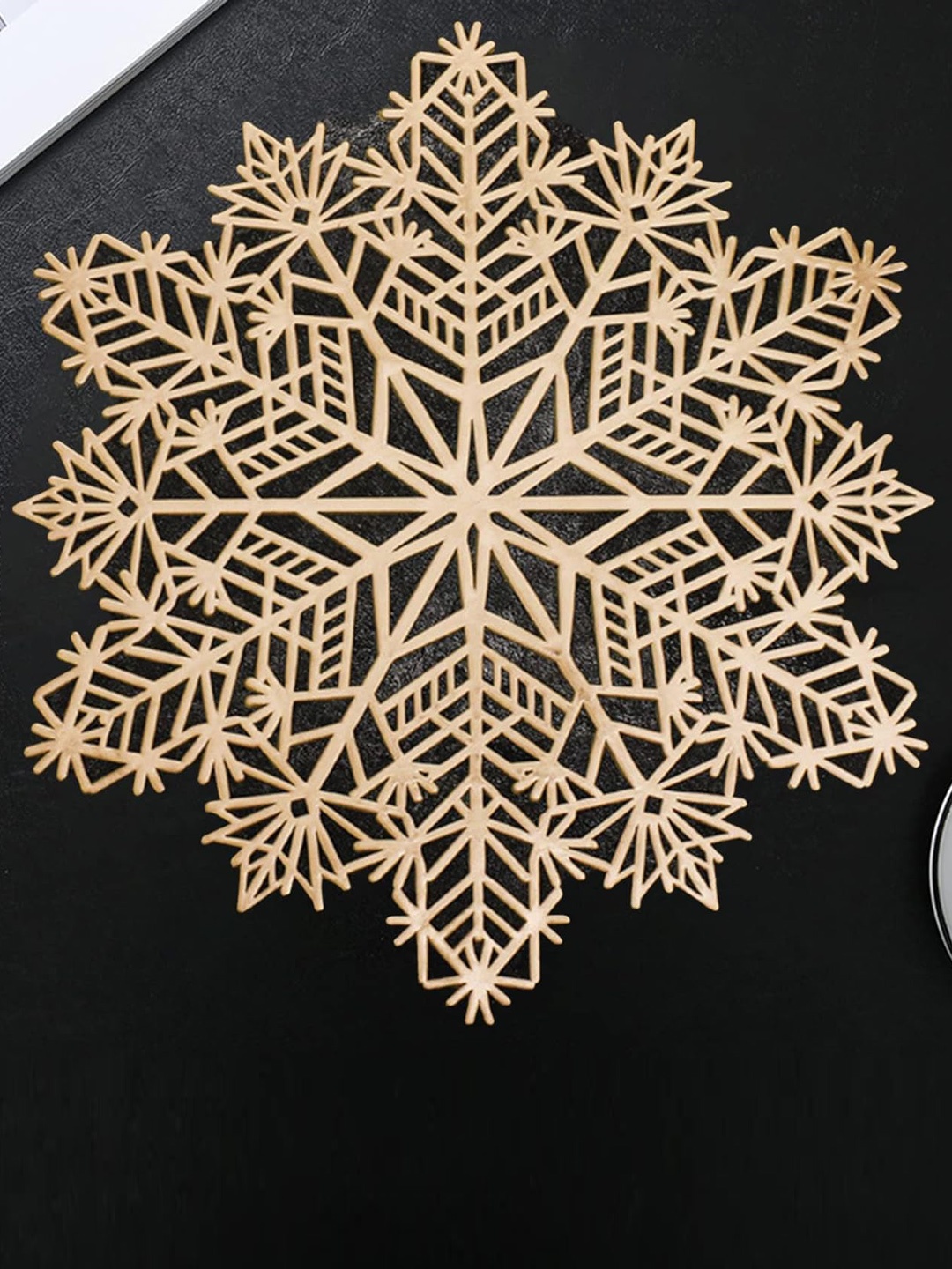 

Dakshya Industries Gold Toned 4 Pieces Table Placemats