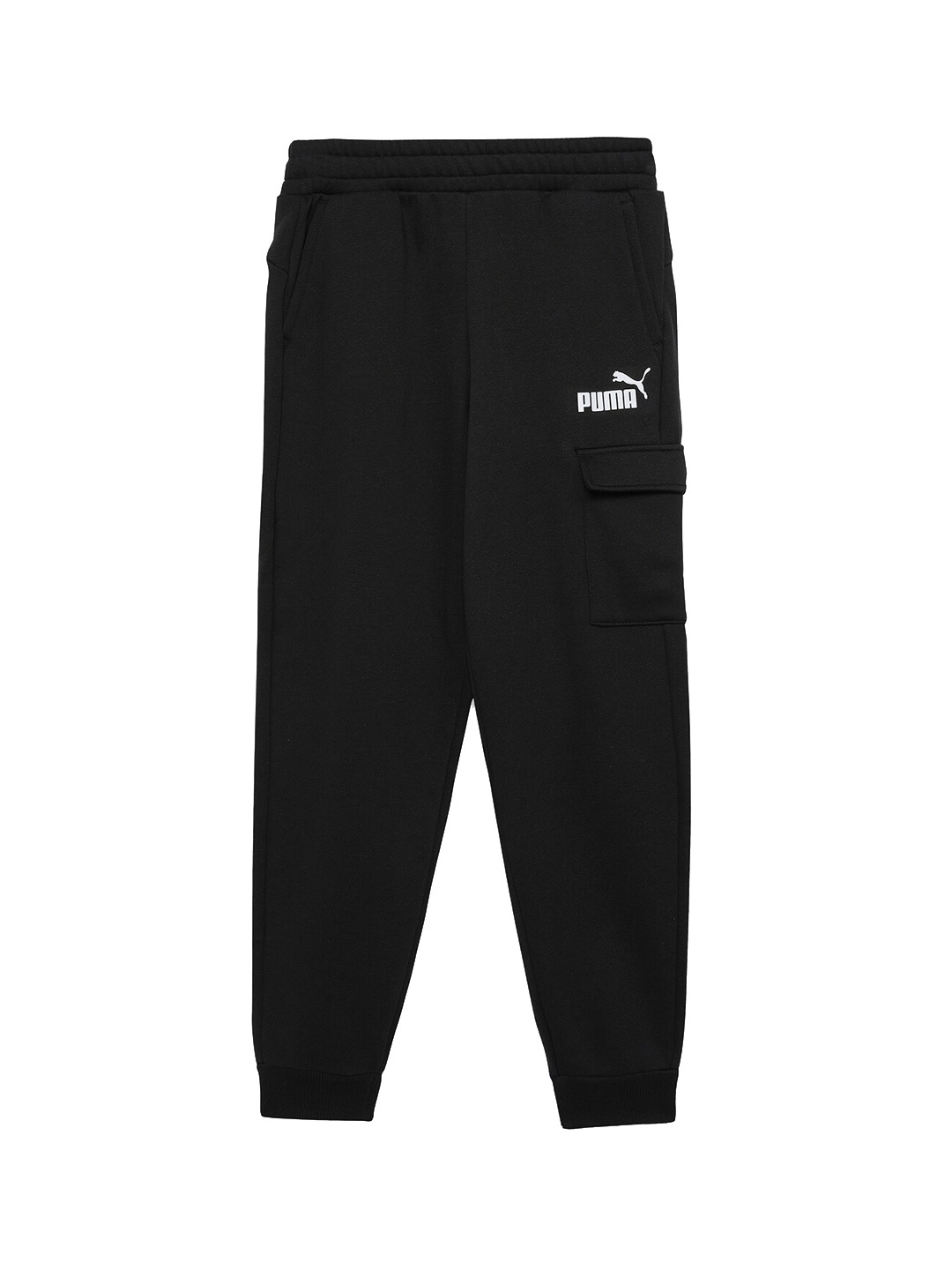 

Puma Essentials Youth Boys Cotton Cargo Joggers, Black