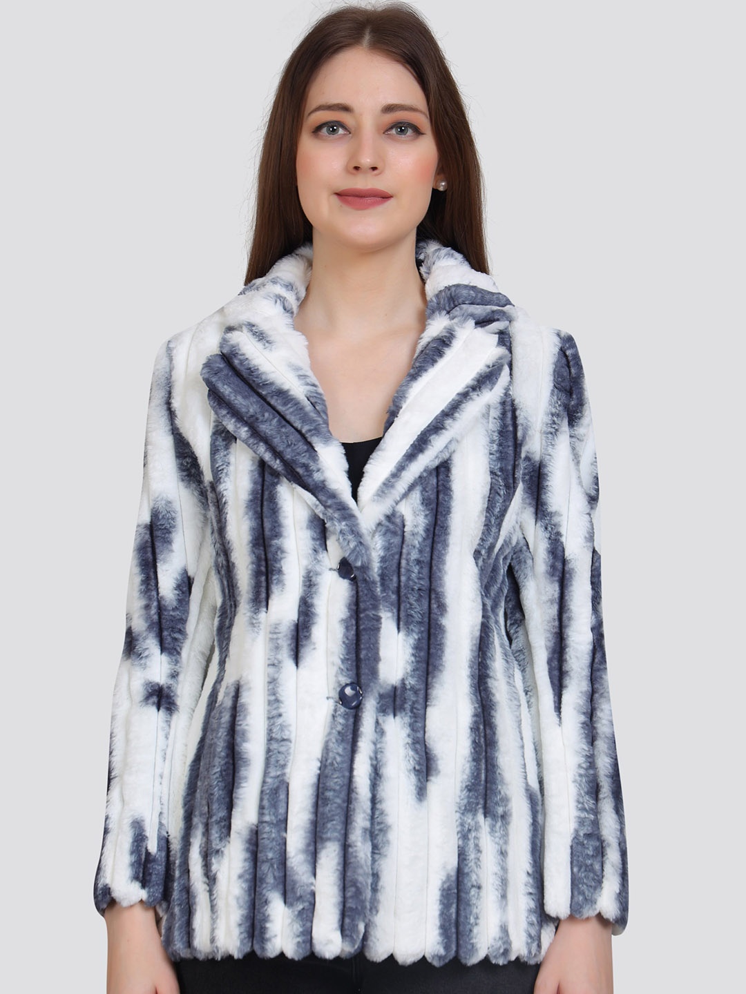 

YOUNG CLUB CLASSIC Long Sleeves Woollen Pea Coat, Navy blue