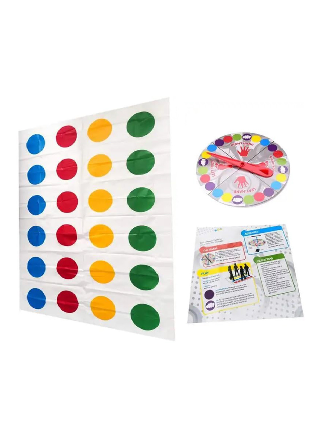 

MUREN Kids Feet Twister Game, Blue