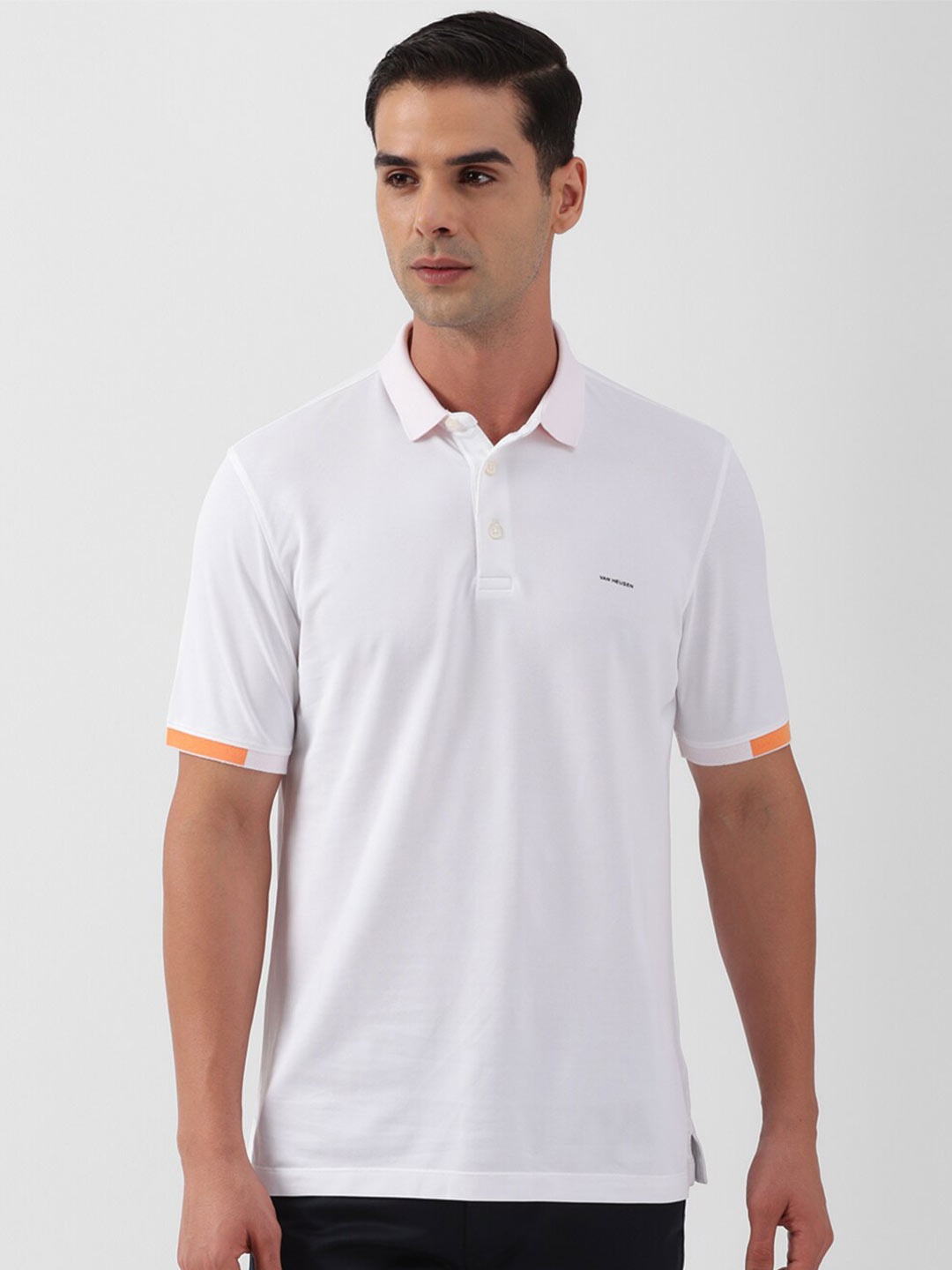 

Van Heusen Polo Collar Casual T-Shirt, White