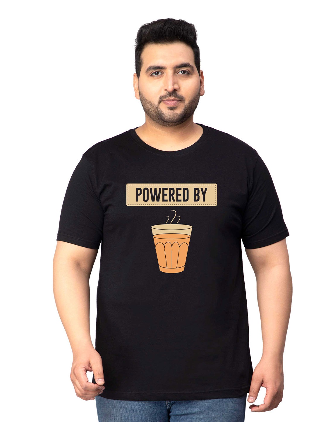

Toodle Plus Unisex Graphic Printed Cotton T-shirt, Black
