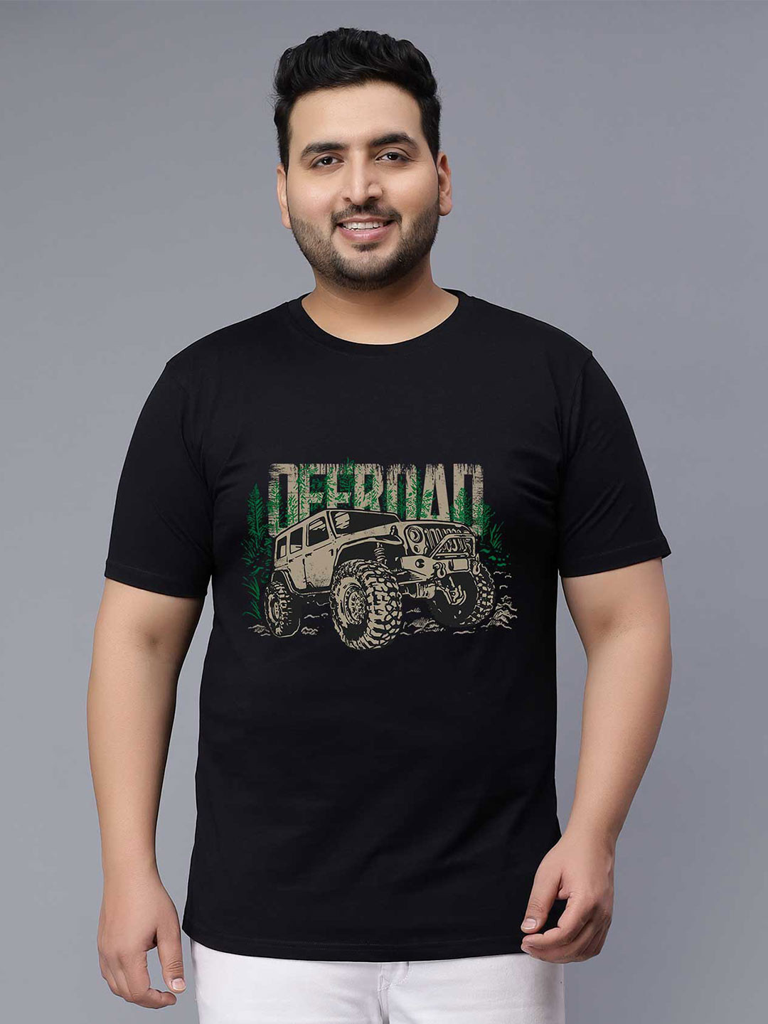

Toodle Plus Unisex Graphic Printed Cotton T-shirt, Black