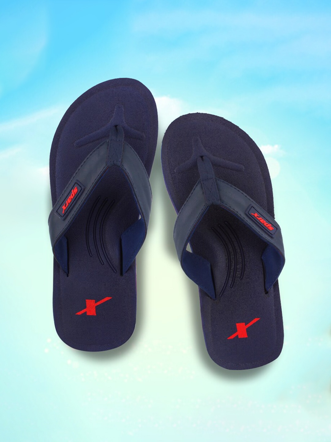 

Sparx Men Slip-On Thong Flip-Flops, Navy blue