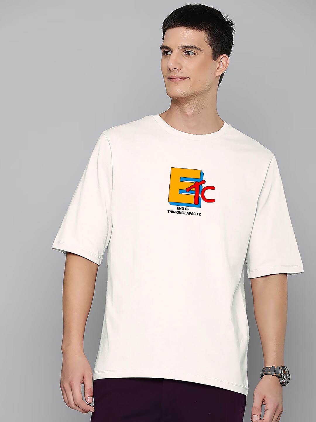 

Harvard Typography Printed Cotton T-shirt, Off white