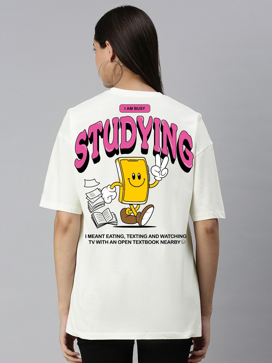 

Harvard Typography Printed Cotton T-shirt, Off white