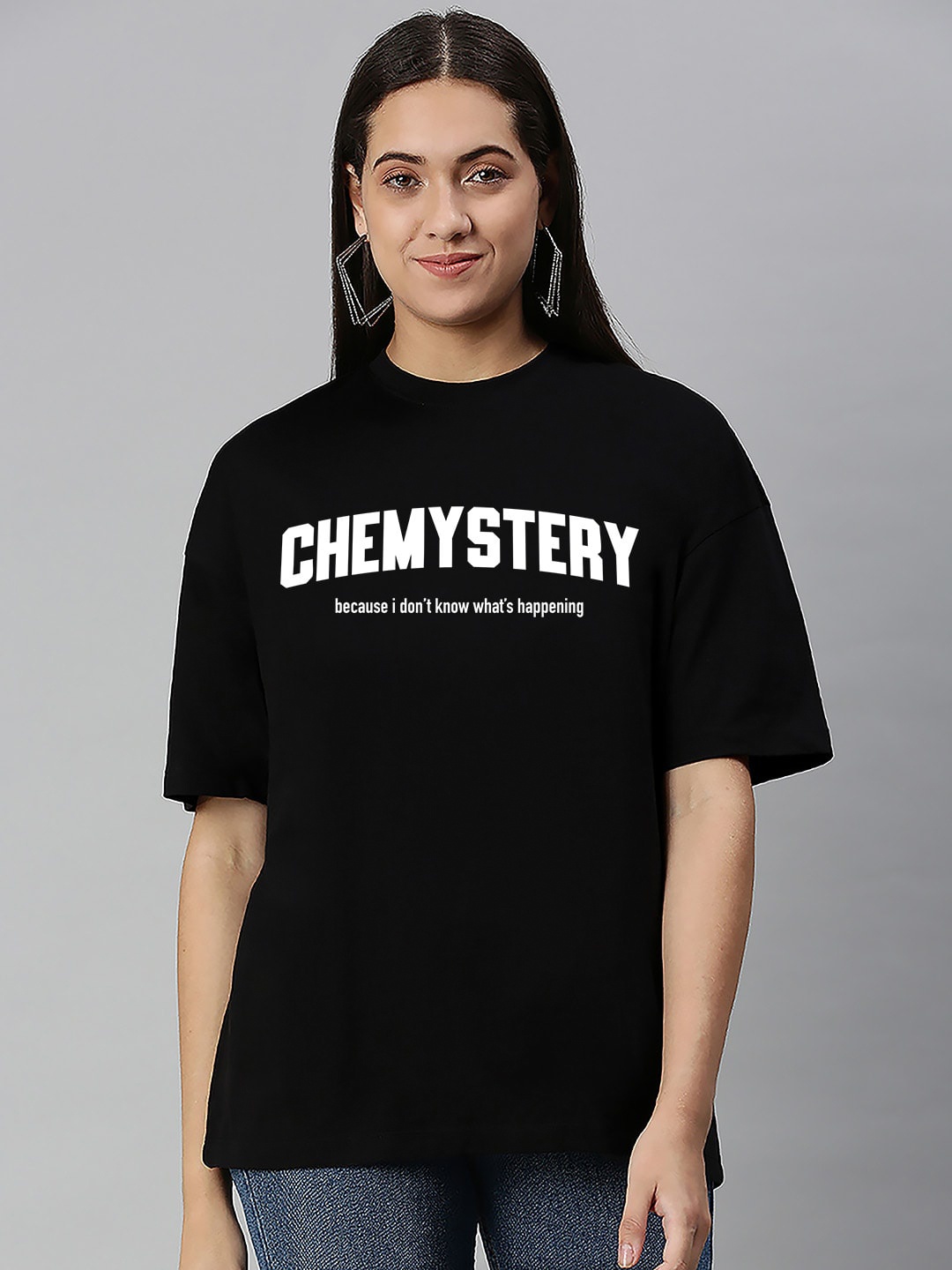 Harvard Typography Printed Cotton T-shirt, Black
