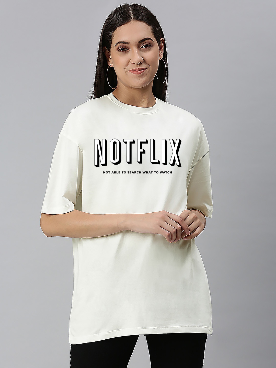 

Harvard Women Off White Typography Printed T-shirt