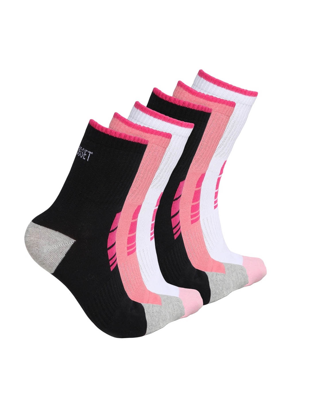 

CRUSSET Women Assorted Pack Of 6 Above Ankle Length Socks