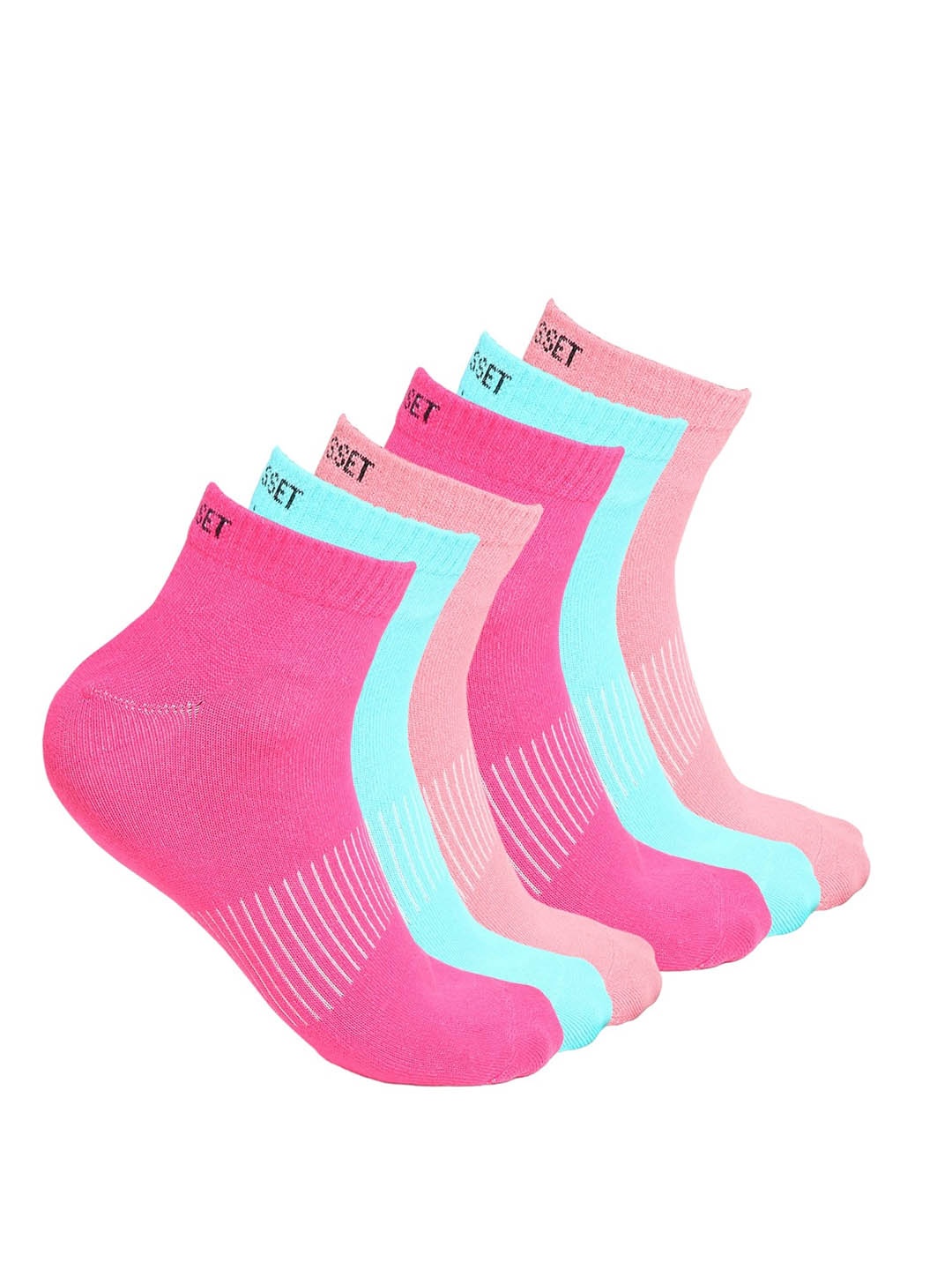 CRUSSET Women Pack Of 6 Assorted Ankle-Length Socks