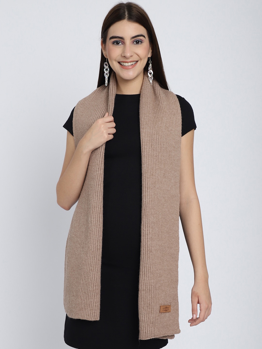 

ELLIS Self Design Acrylic Muffler, Brown