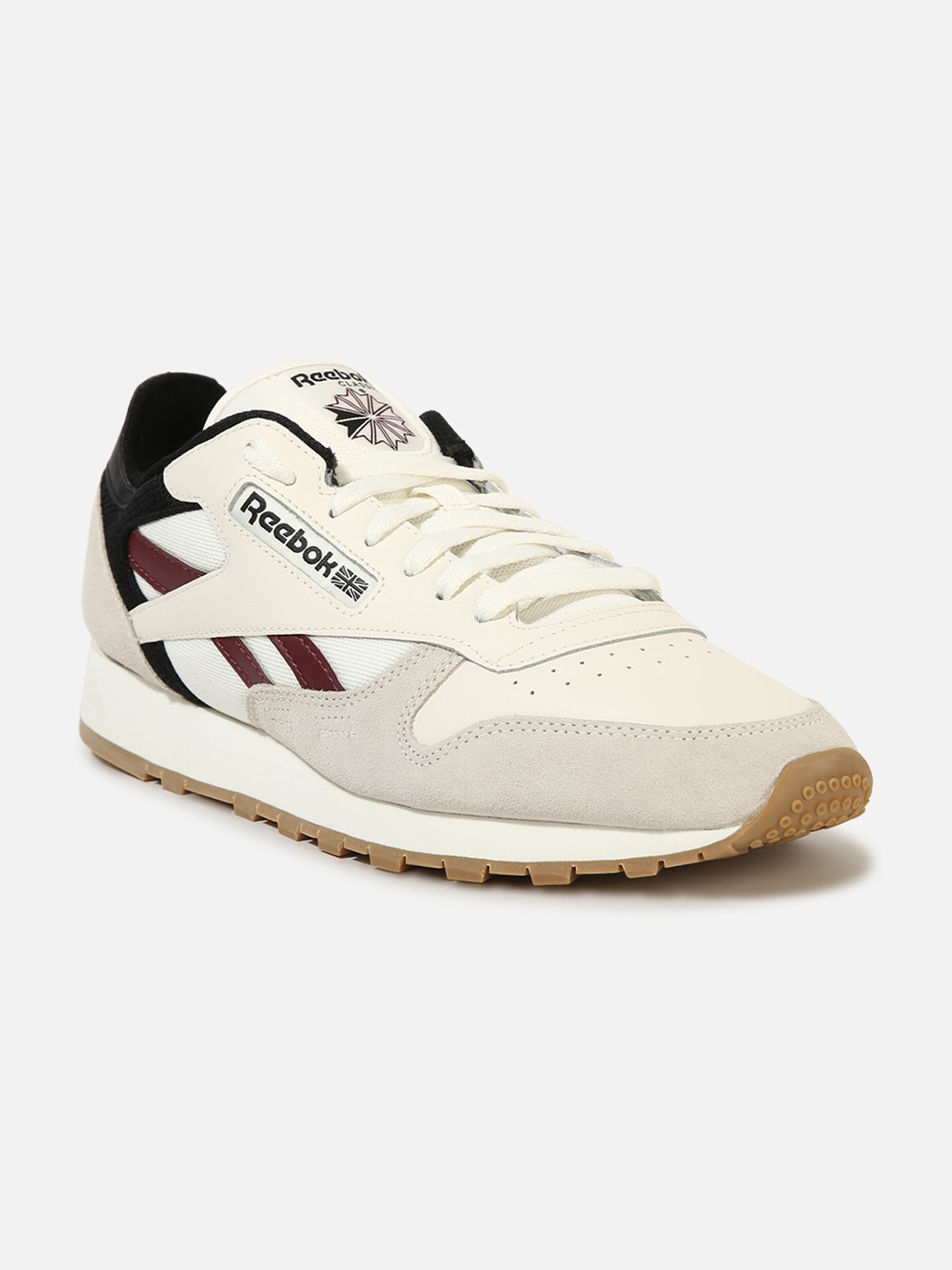 

Reebok Classic MENS CLASSIC LEATHER Running Sports Shoes, White
