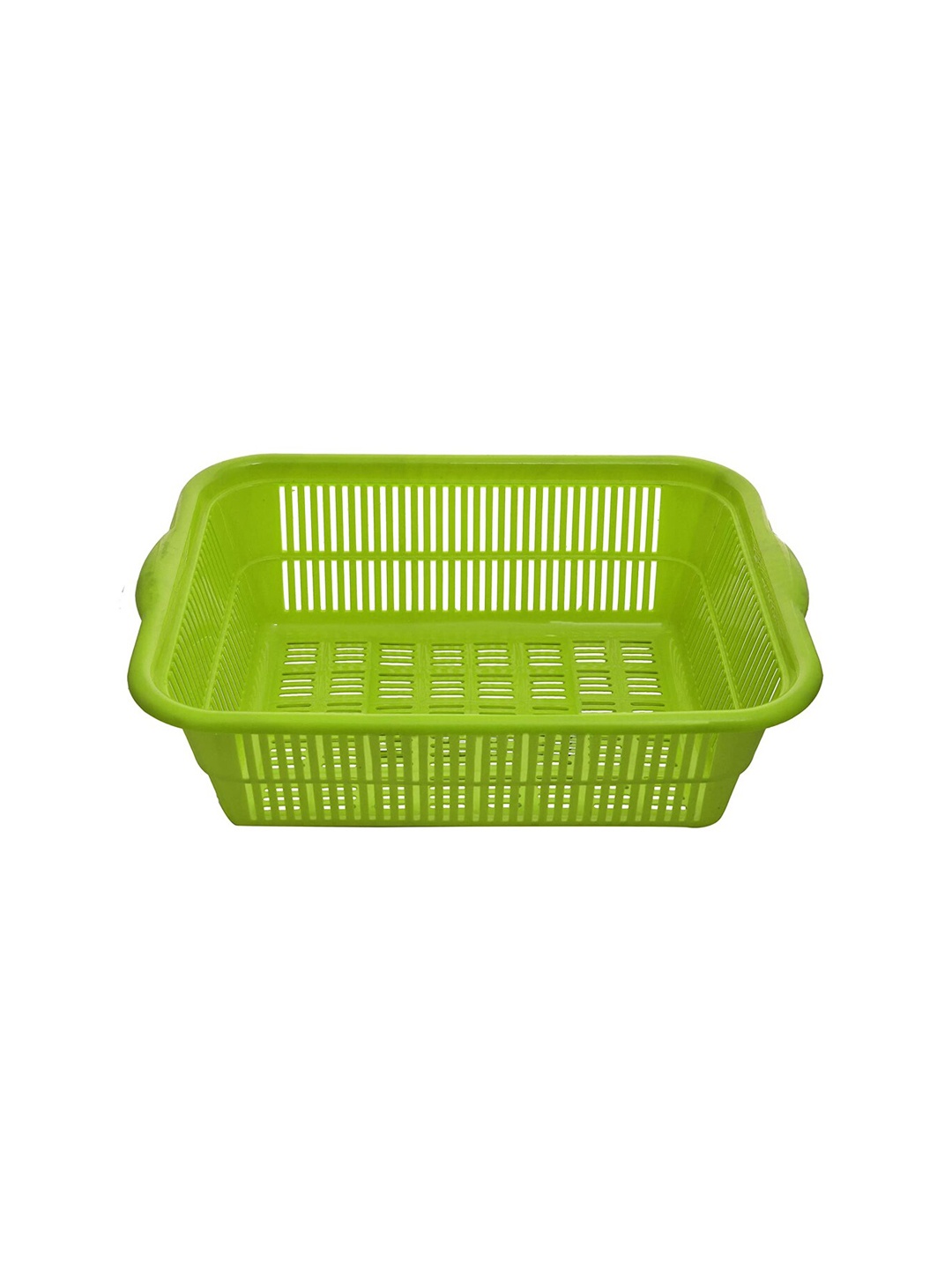 

Kuber Industries Green Textured Dish Rack Washing Basket