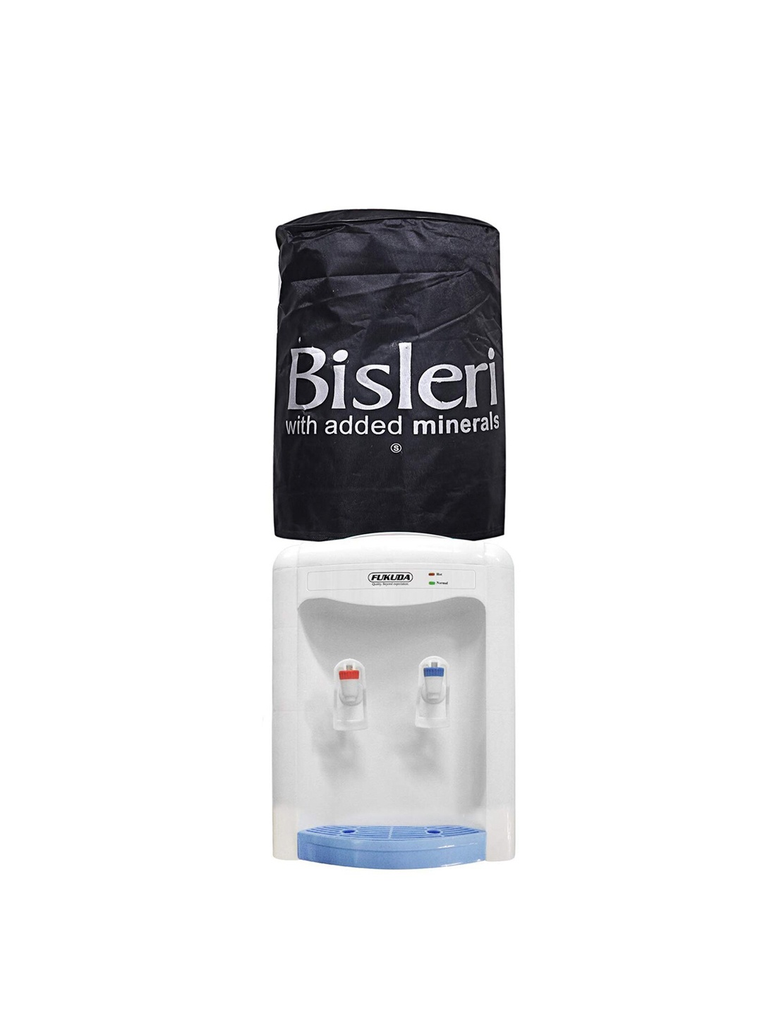 

Kuber Industries Rexine 2 Pieces Water Dispenser Bottle Cover 20 L, Black