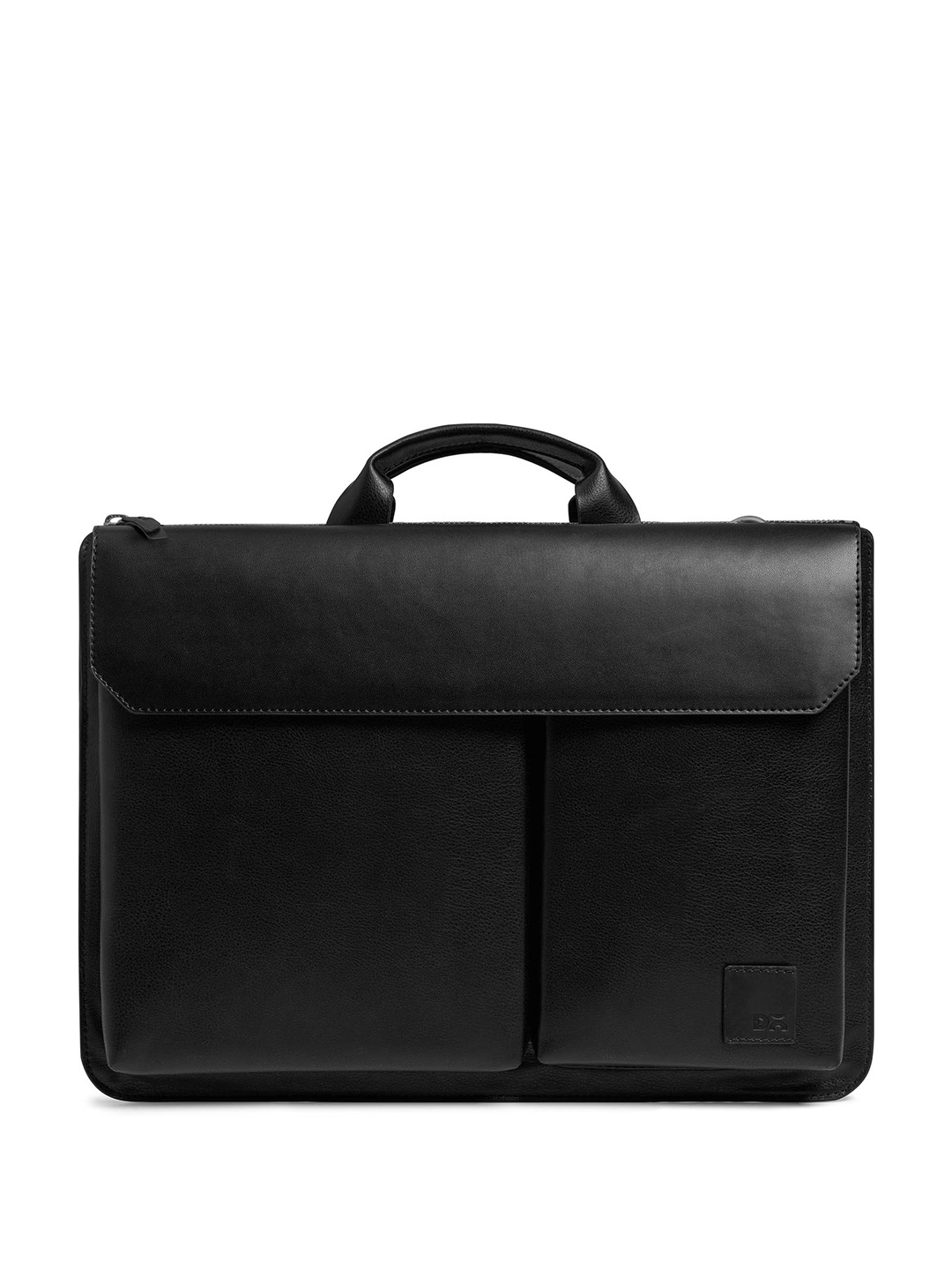 

DailyObjects Unisex Leather Messenger Bag, Black