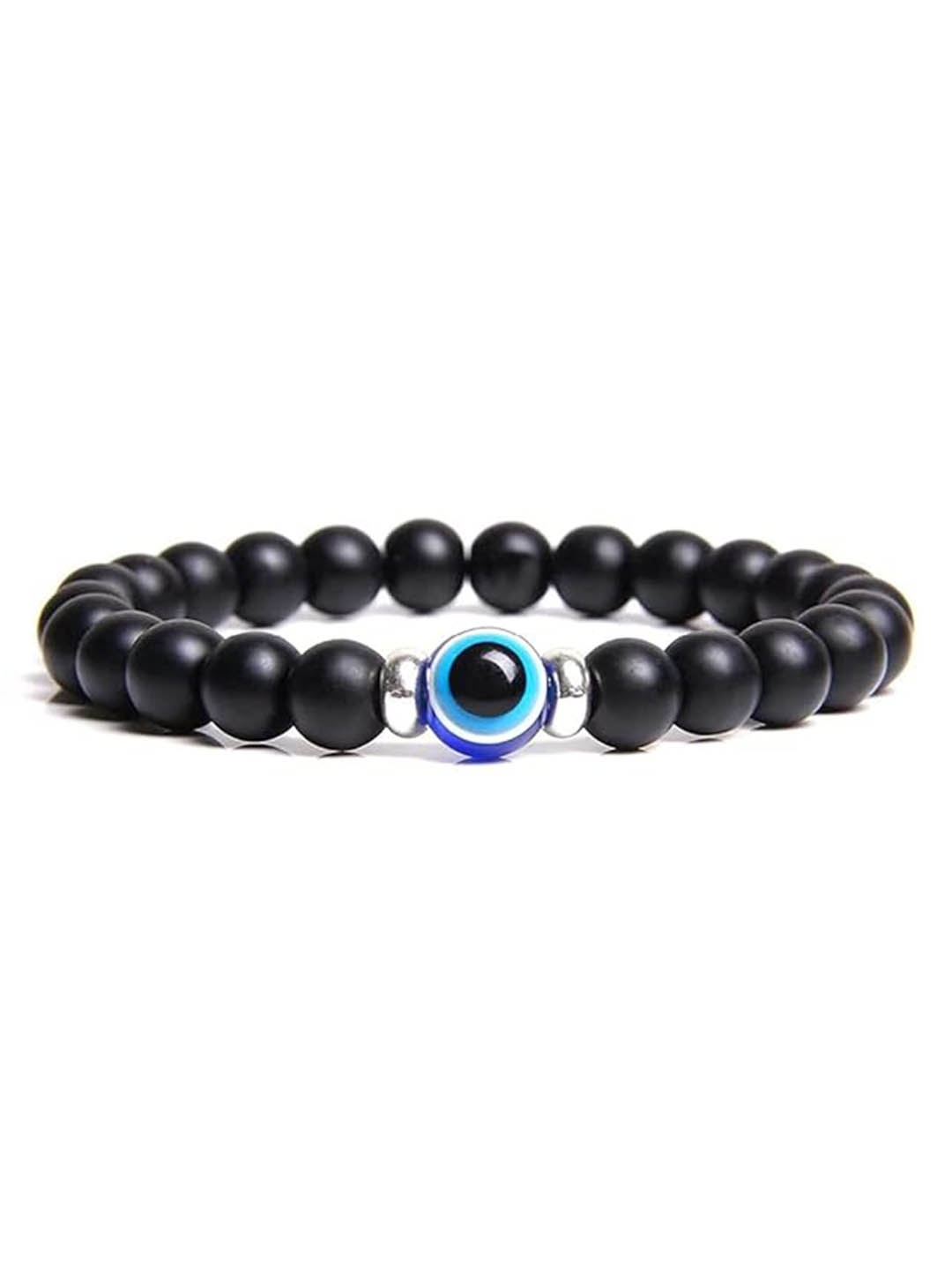 

VIEN Men Evil Eye Bracelet, Black