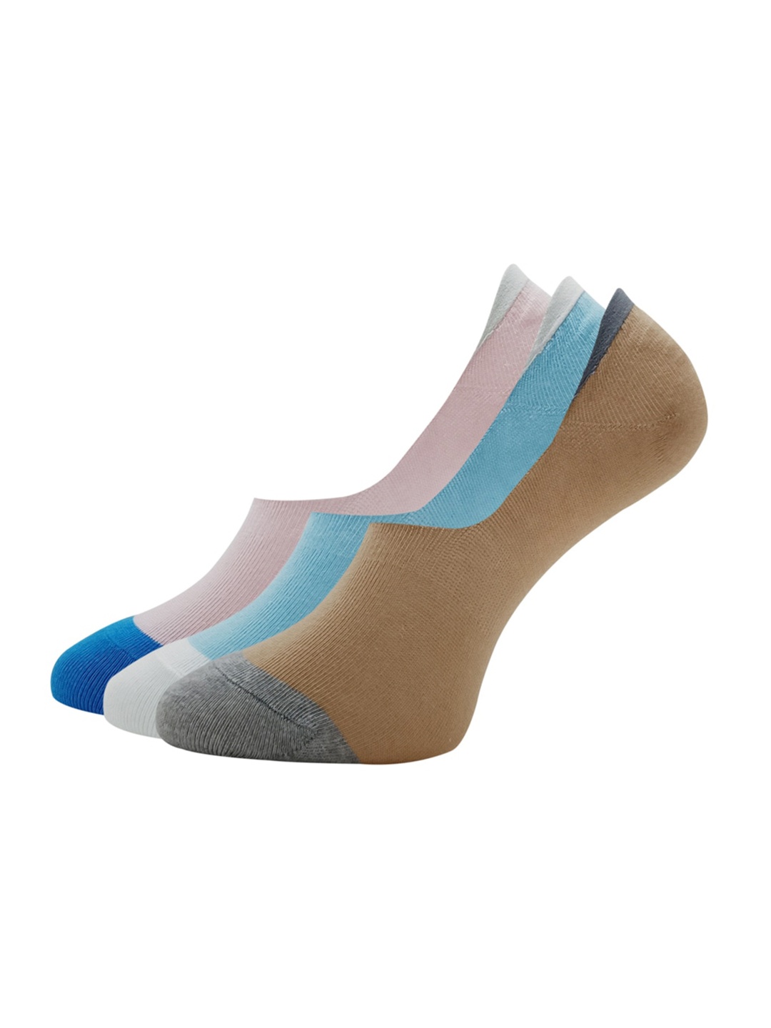 

Allen Solly Women Pack Of 3 Patterned Shoe Liners, Pink