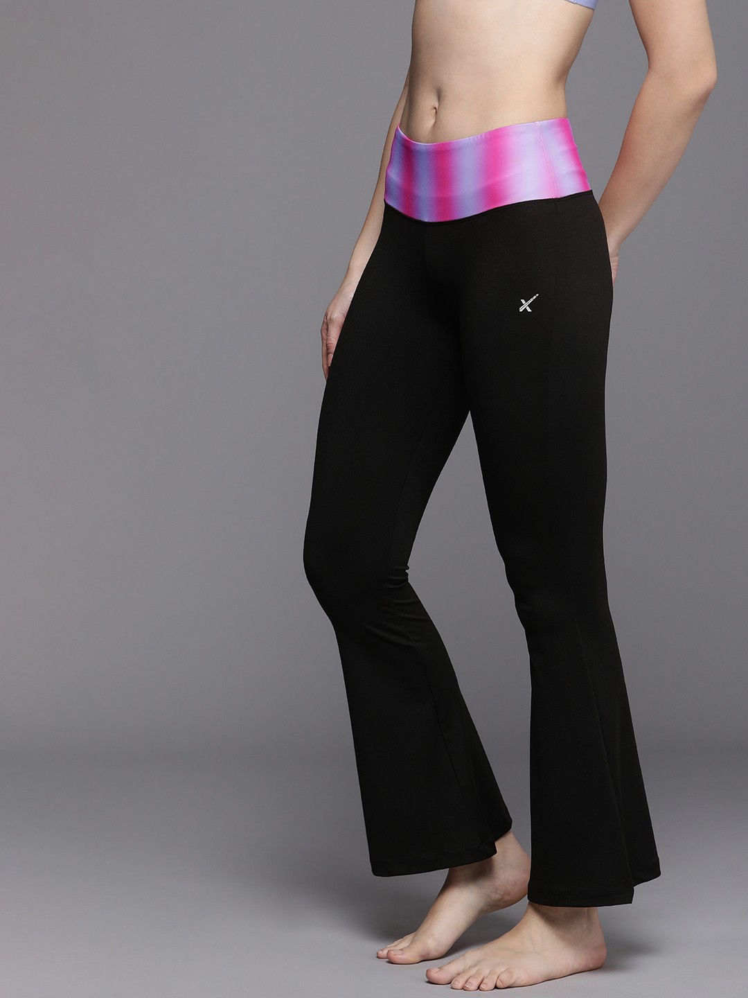 

HRX By Hrithik Roshan Rapid-Dry Yoga Tights, Black