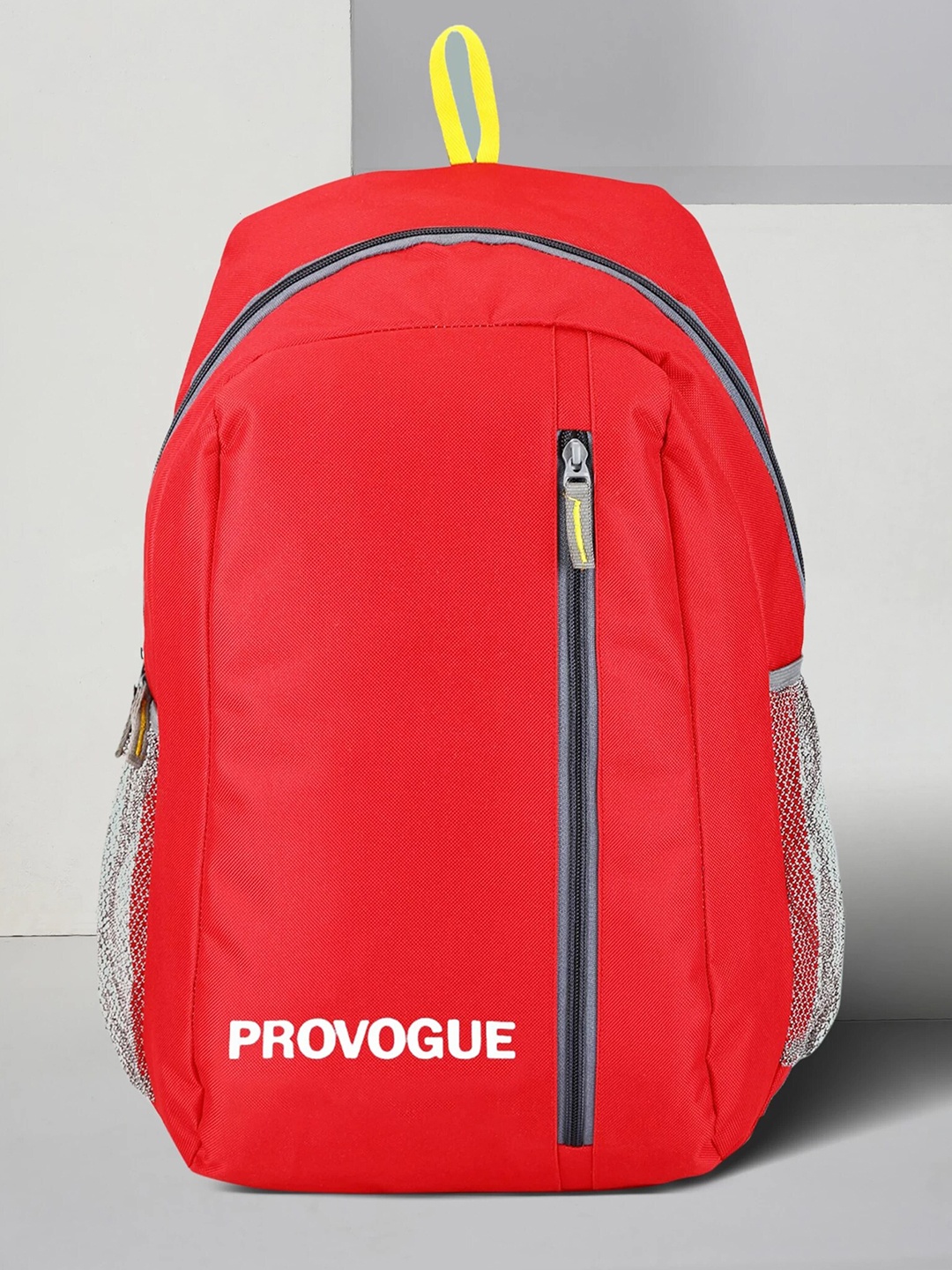 

Provogue Unisex Brand Logo Backpack, Red