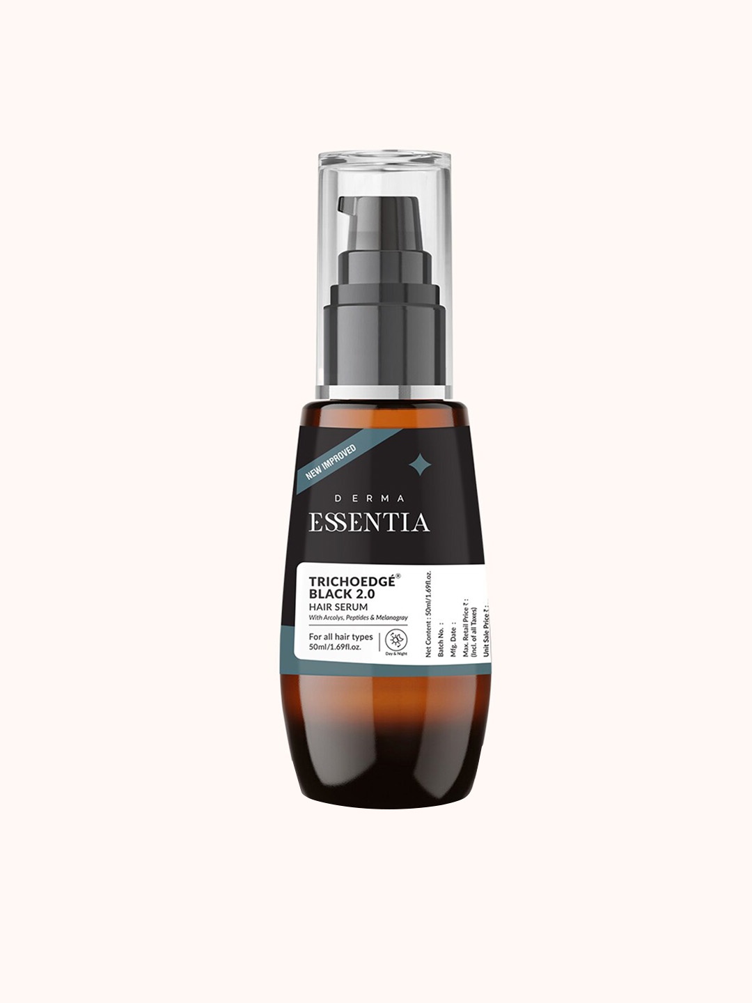 

DERMA ESSENTIA Trichoedge Black 2.0 Hair Serum - 50ml, White