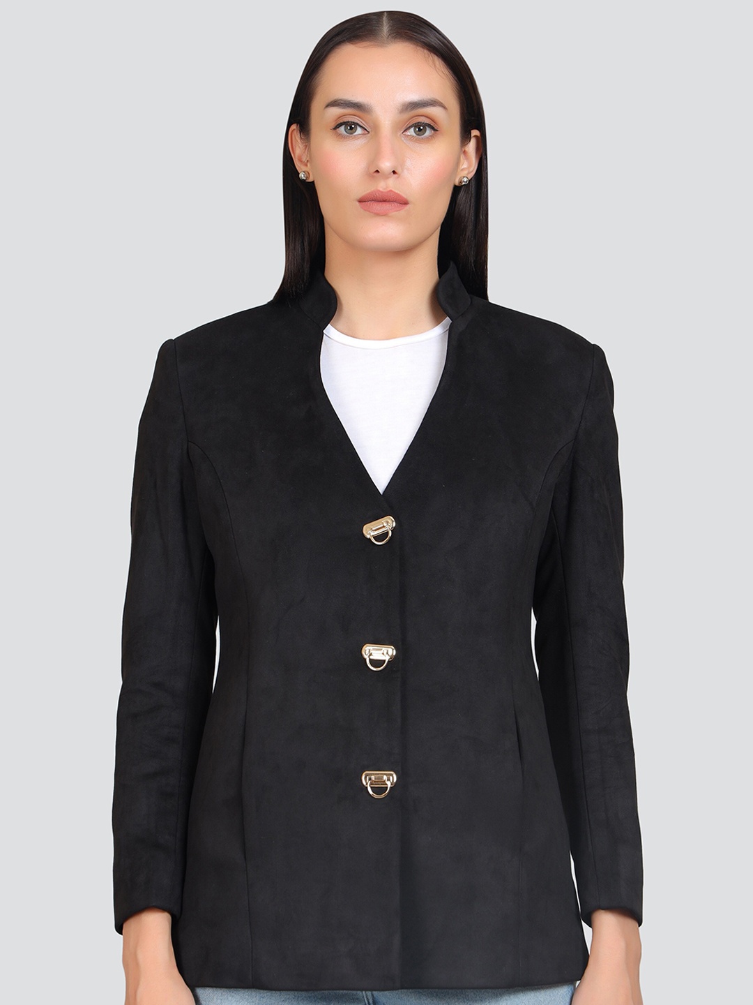 

YOUNG CLUB CLASSIC Single-Breasted Overcoat, Purple