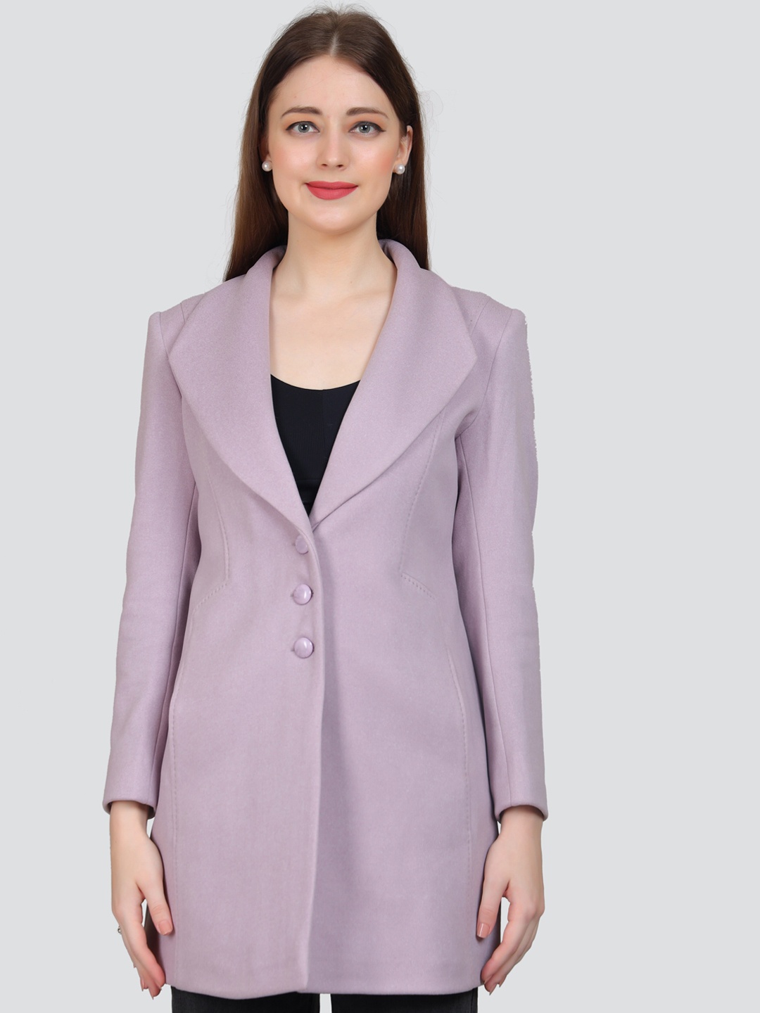 

YOUNG CLUB CLASSIC Single-Breasted Formal Blazer, Pink