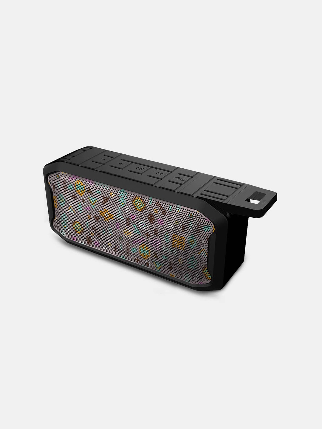 

macmerise Printed Water & Dust Resistant 6W Wireless Bluetooth Speaker, Black