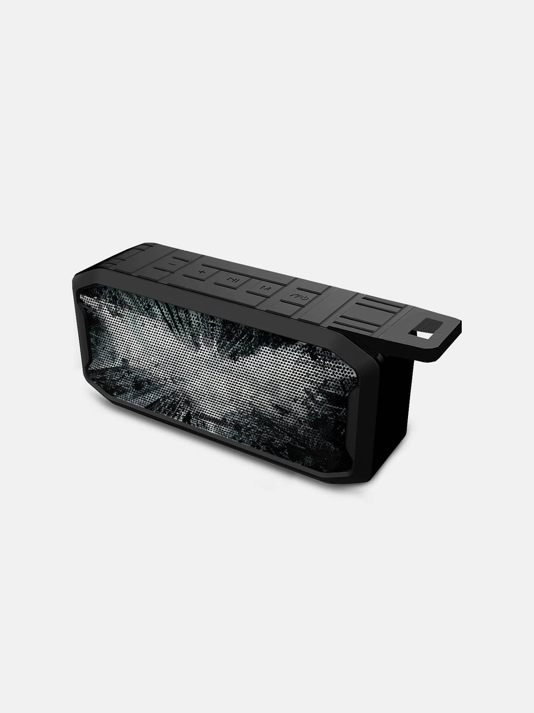 

macmerise Printed Water & Dust Resistant 6W Wireless Bluetooth Speaker, Black