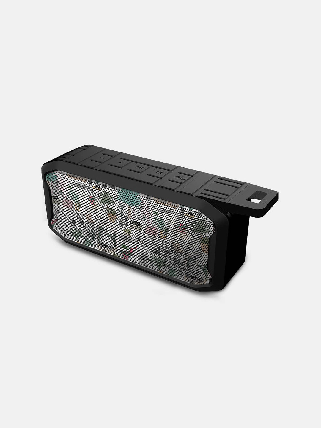 

macmerise Printed 6W Wireless Bluetooth Speaker, Black