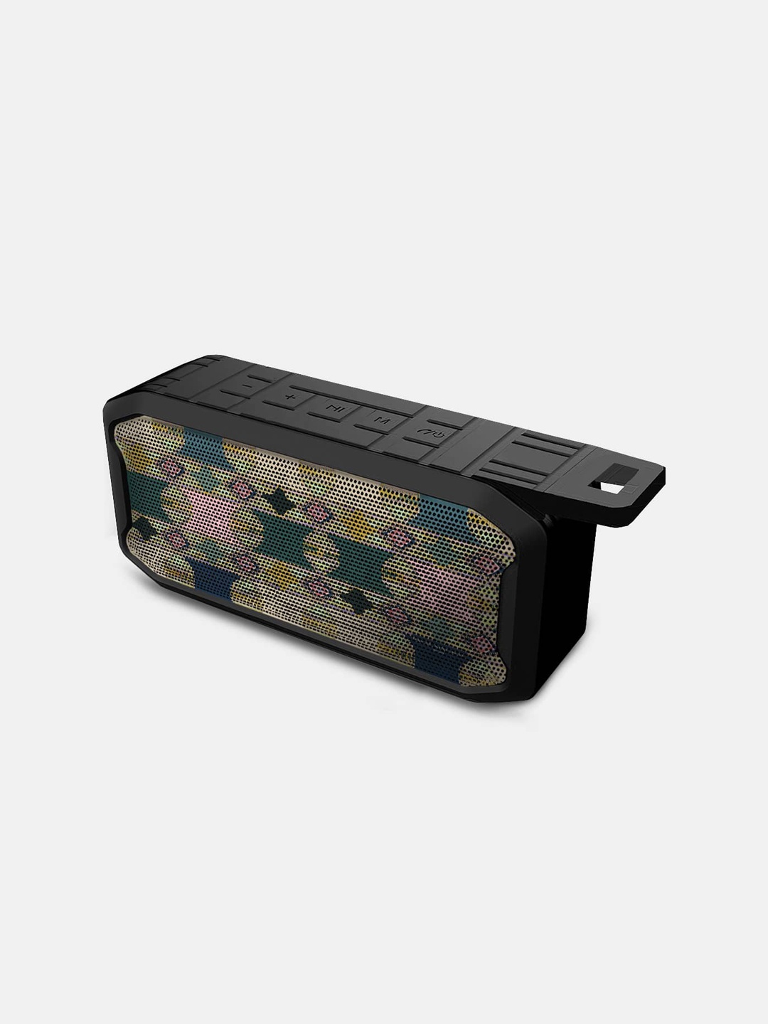 

macmerise Printed 6W Wireless Bluetooth Speaker, Black