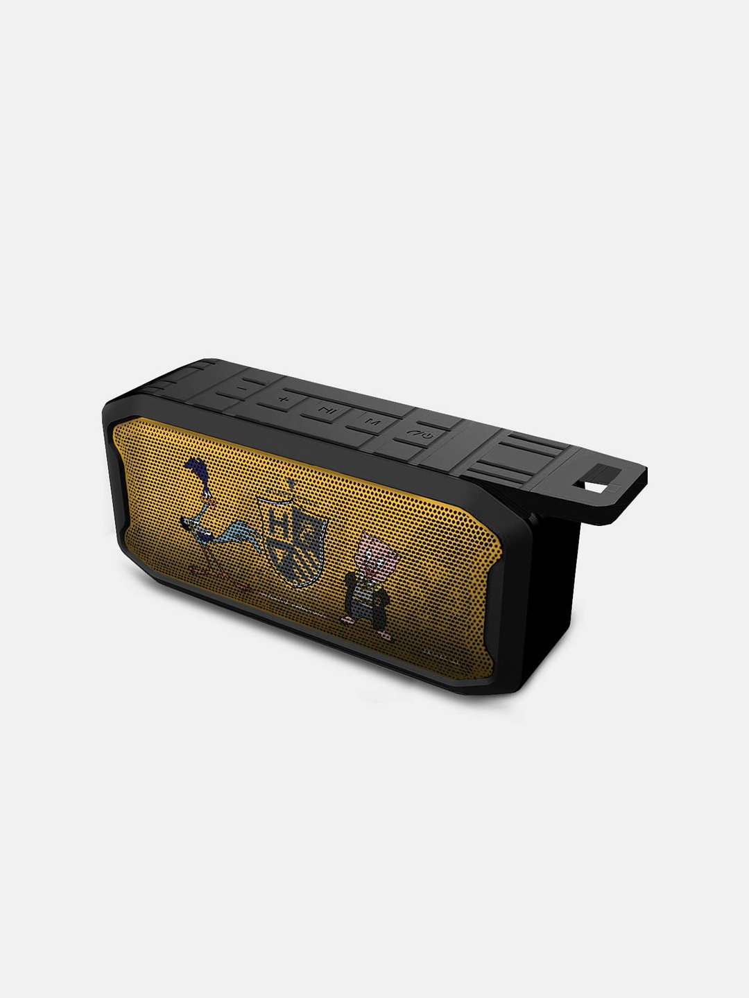 

macmerise Looney Hufflepuff Printed 6W Wireless Bluetooth Speaker, Black