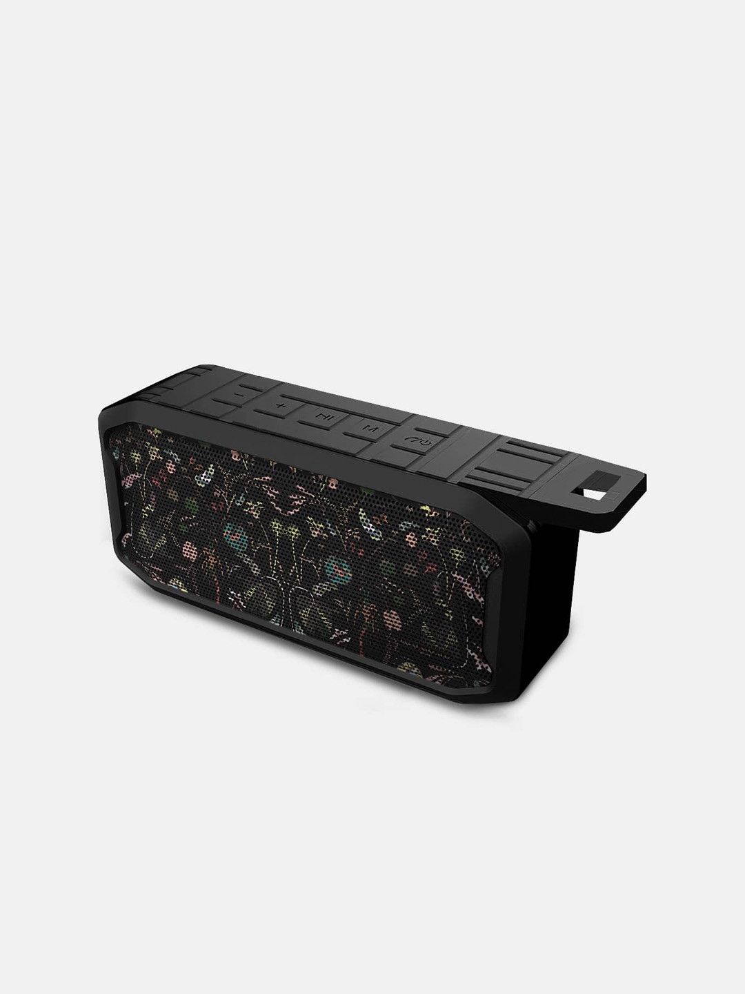 

macmerise Printed 6W Wireless Bluetooth Speaker, Black