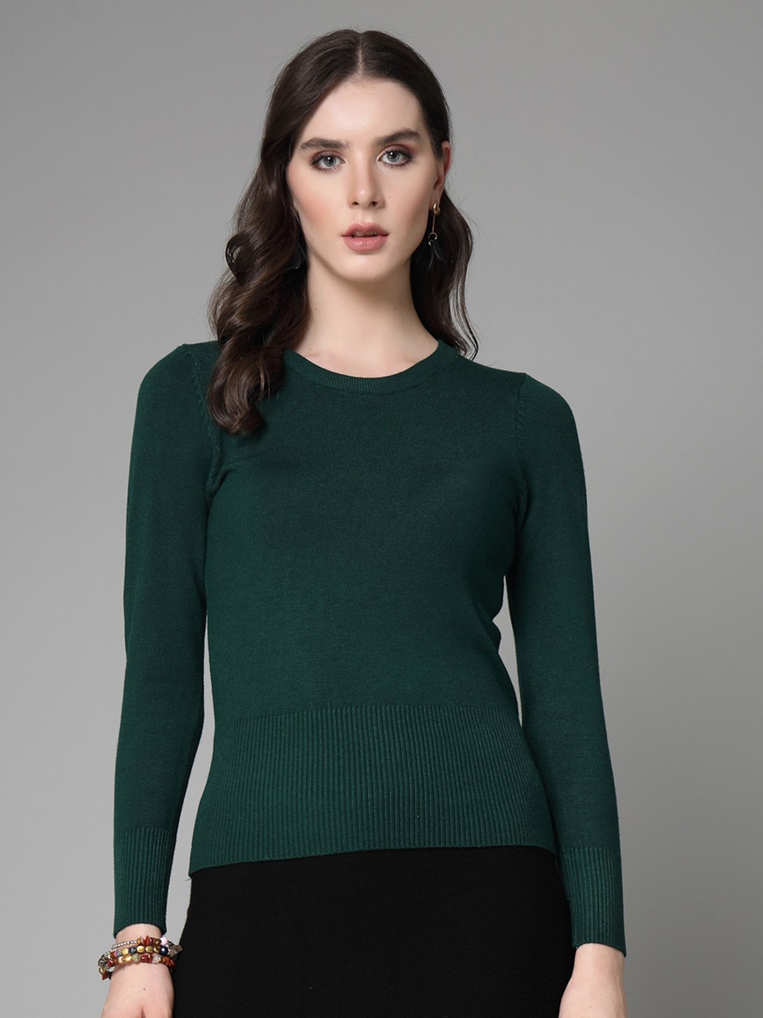 

Mafadeny Long Sleeves Pullover, Green