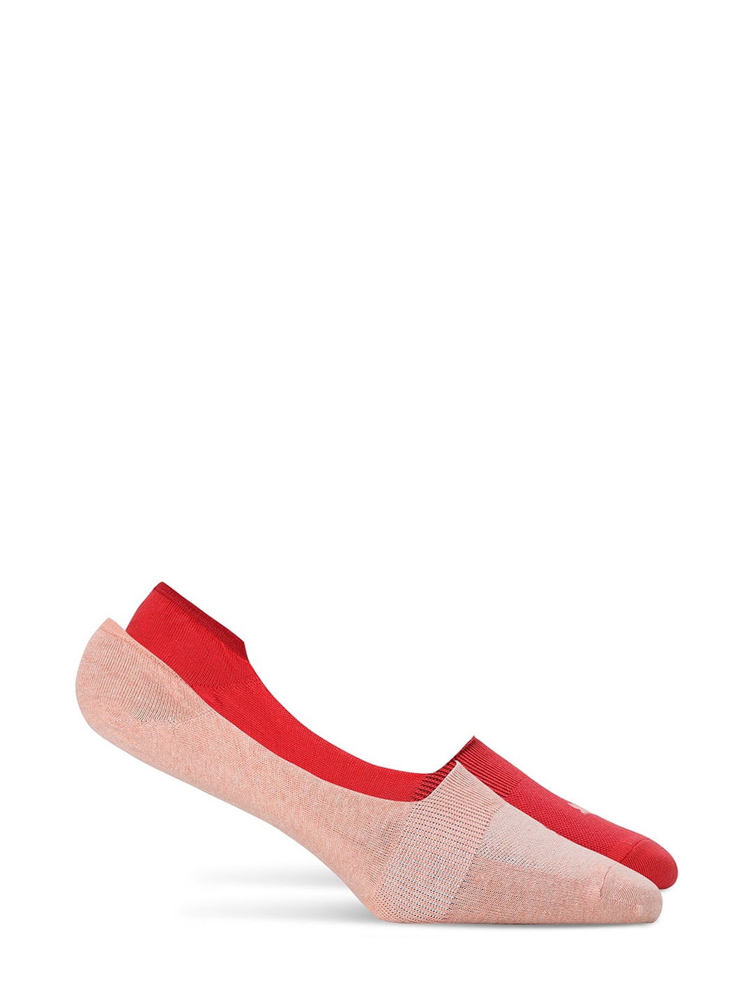 

Puma Unisex Pack Of 2 Shoe-Liners Socks, Red