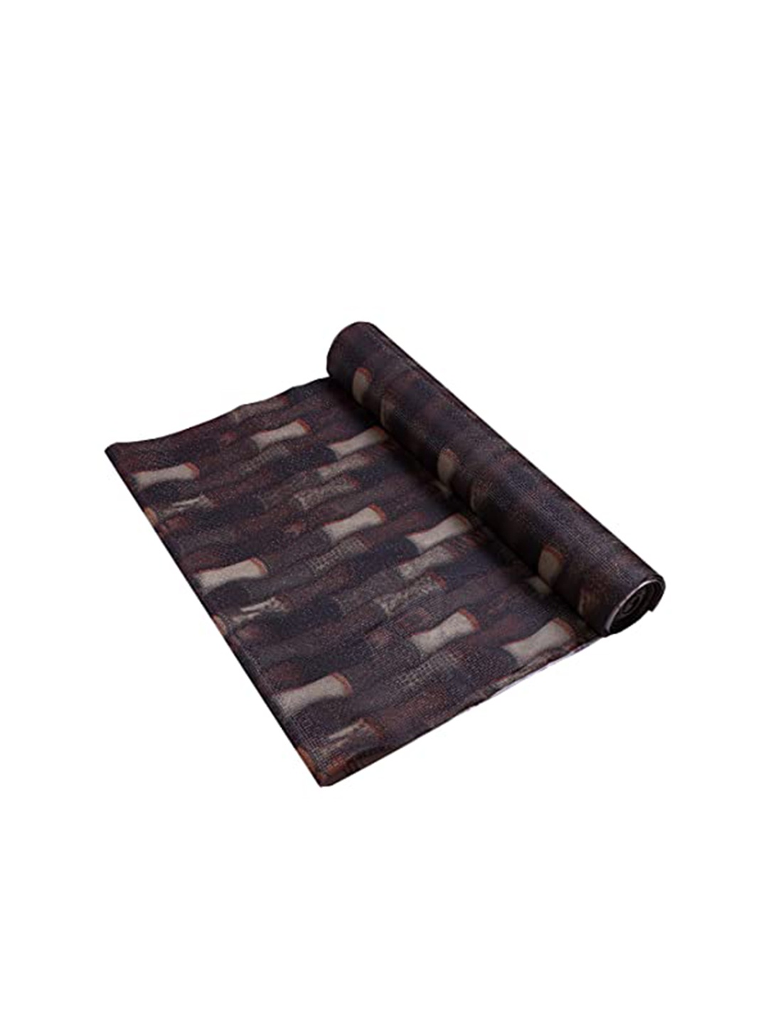 

Kuber Industries Brown Printed Shelf Mat