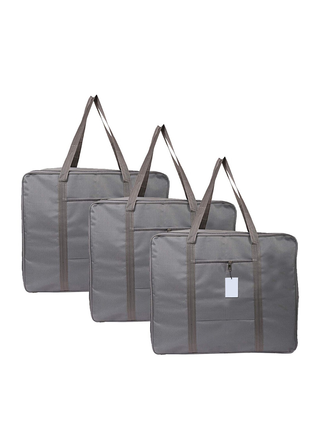 

Kuber Industries Grey 3-Pieces Moisture Proof Storage Bag