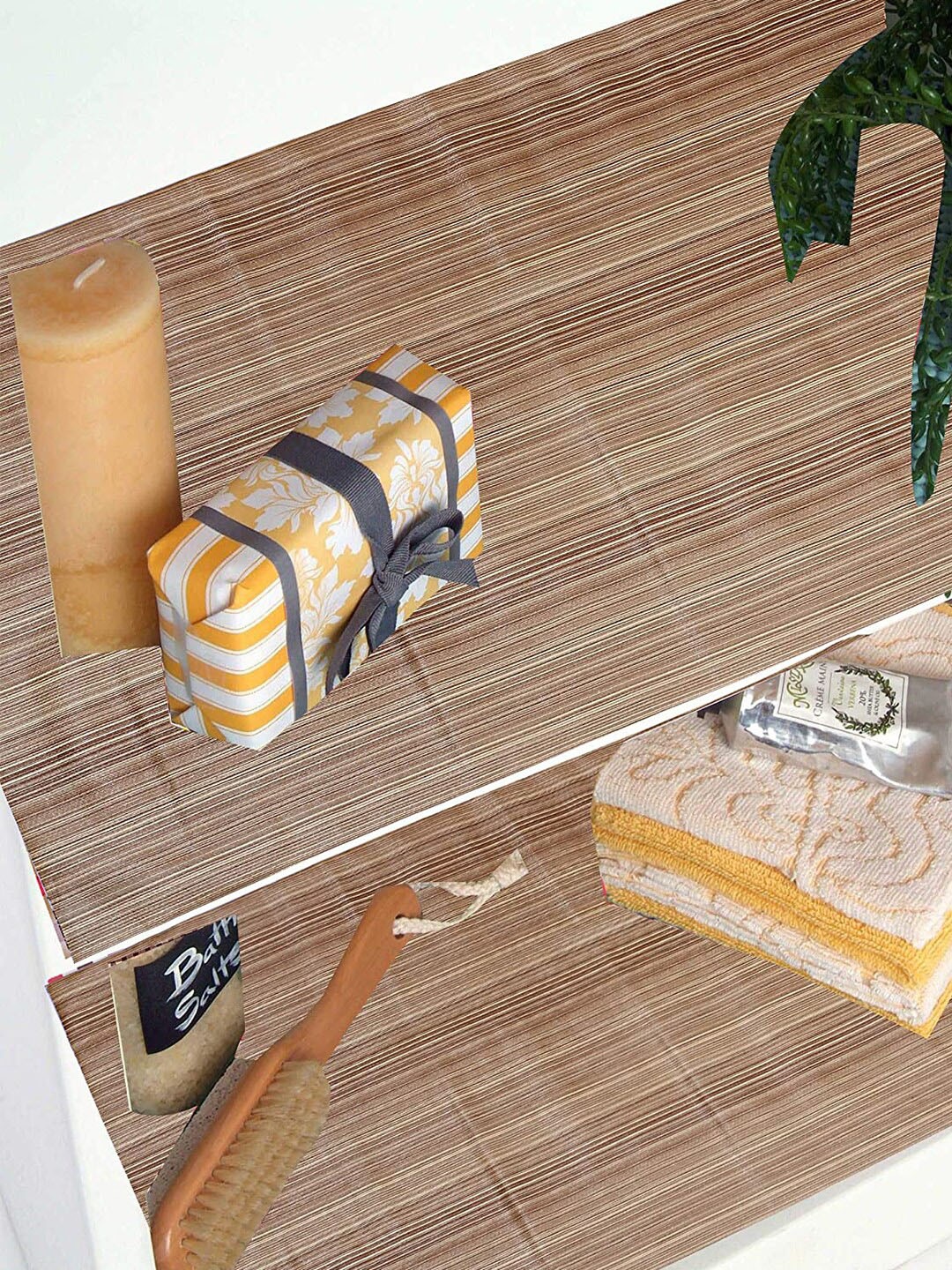 

Kuber Industries Brown Textured Shelf Mat 5 Mtr Roll