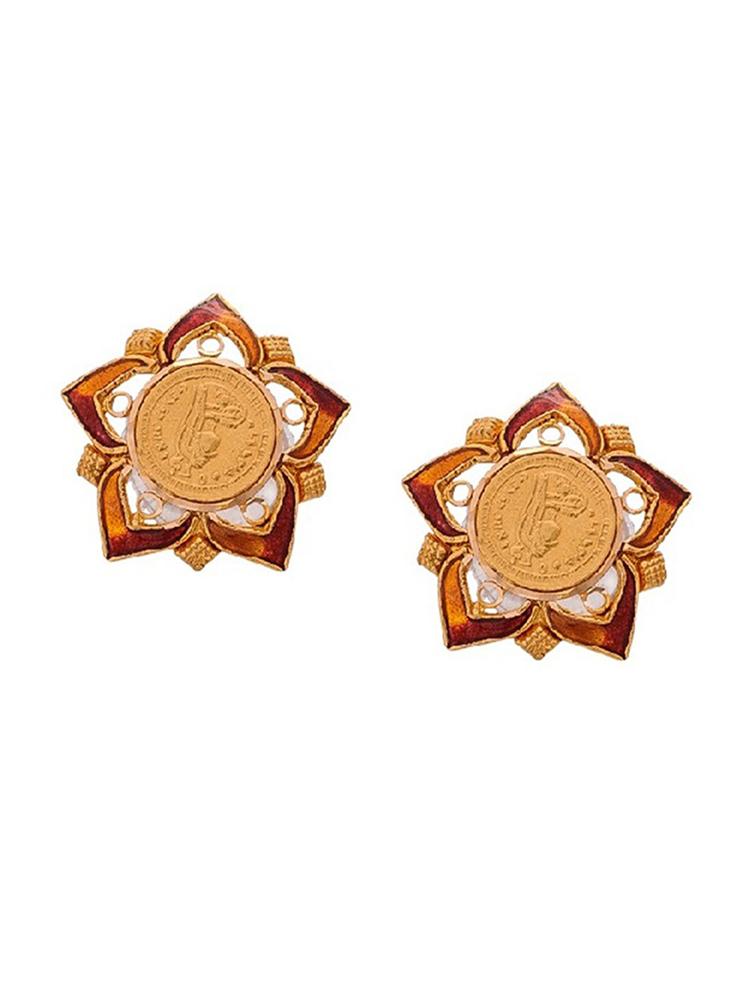 

SENCO 22KT Gold Great Traditional Art Studs- 3.1 Grams
