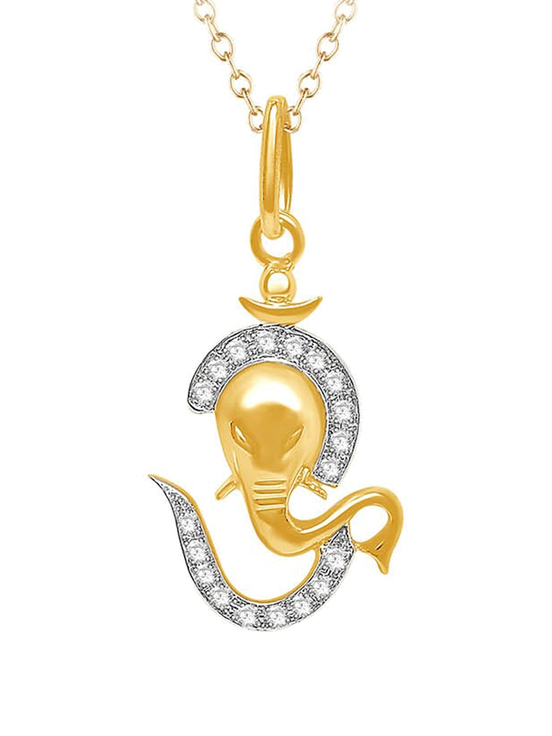 

SENCO Gold 14K Yellow Gold Mangalmaya Diamond Pendant