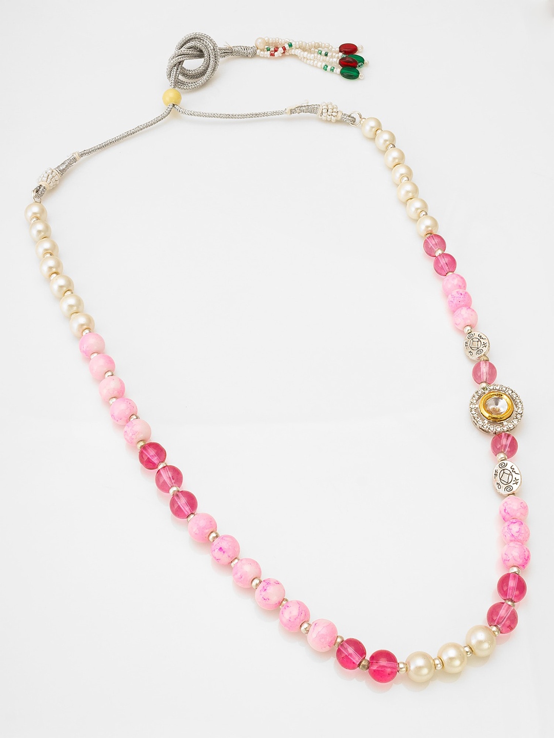 

aadita Gold Plated Pearls Beaded Necklace
