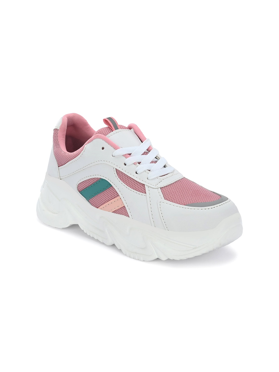 

AfroJack Women Colourblocked Sneakers, White