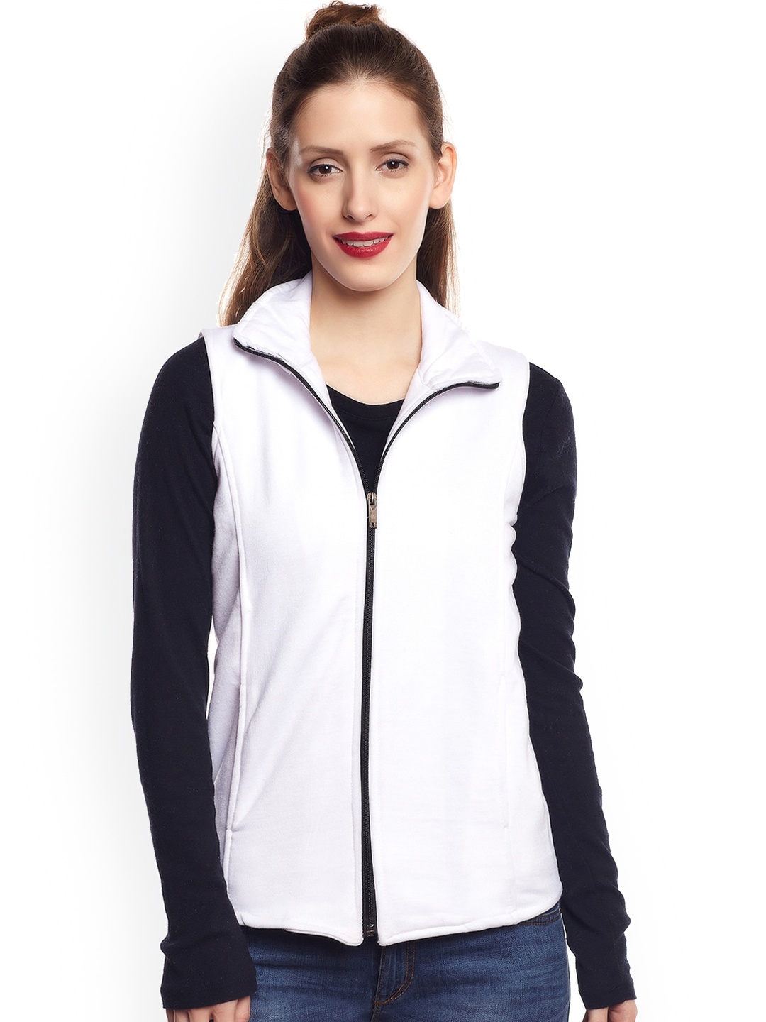 

BAESD Fleece Lightweight Sporty Jacket, White