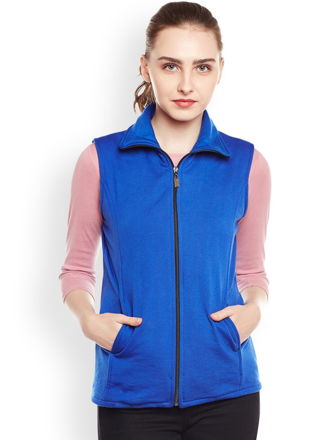 

BAESD Fleece Lightweight Bomber Jacket, Blue