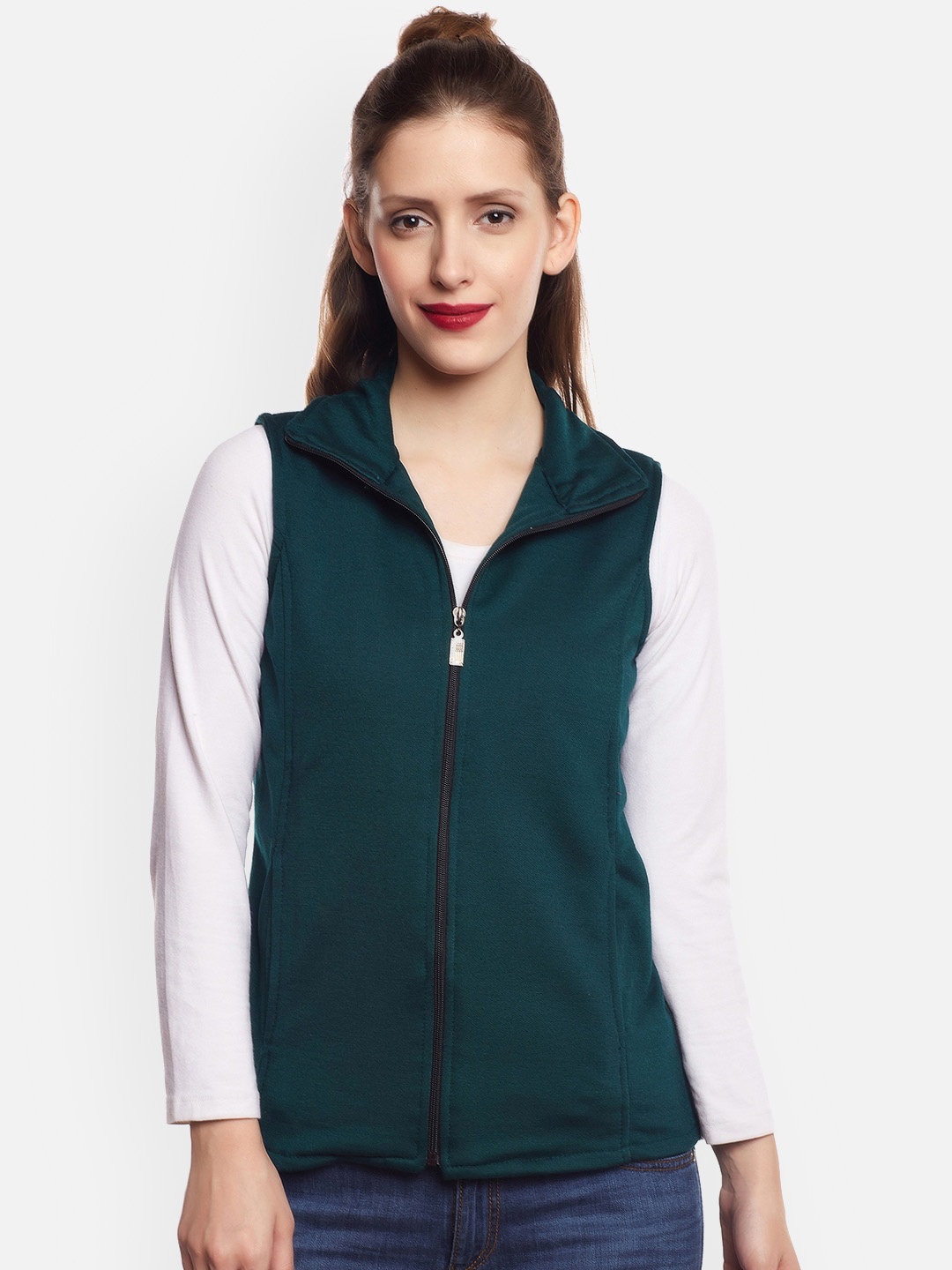 

BAESD Lightweight Fleece Bomber Jacket, Green